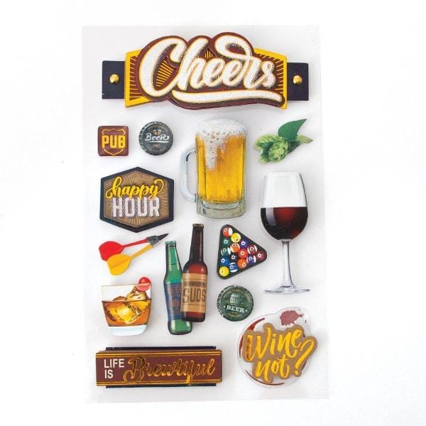  Scrapbook Stickers - 3D Cheers II、mySite、ghnorth