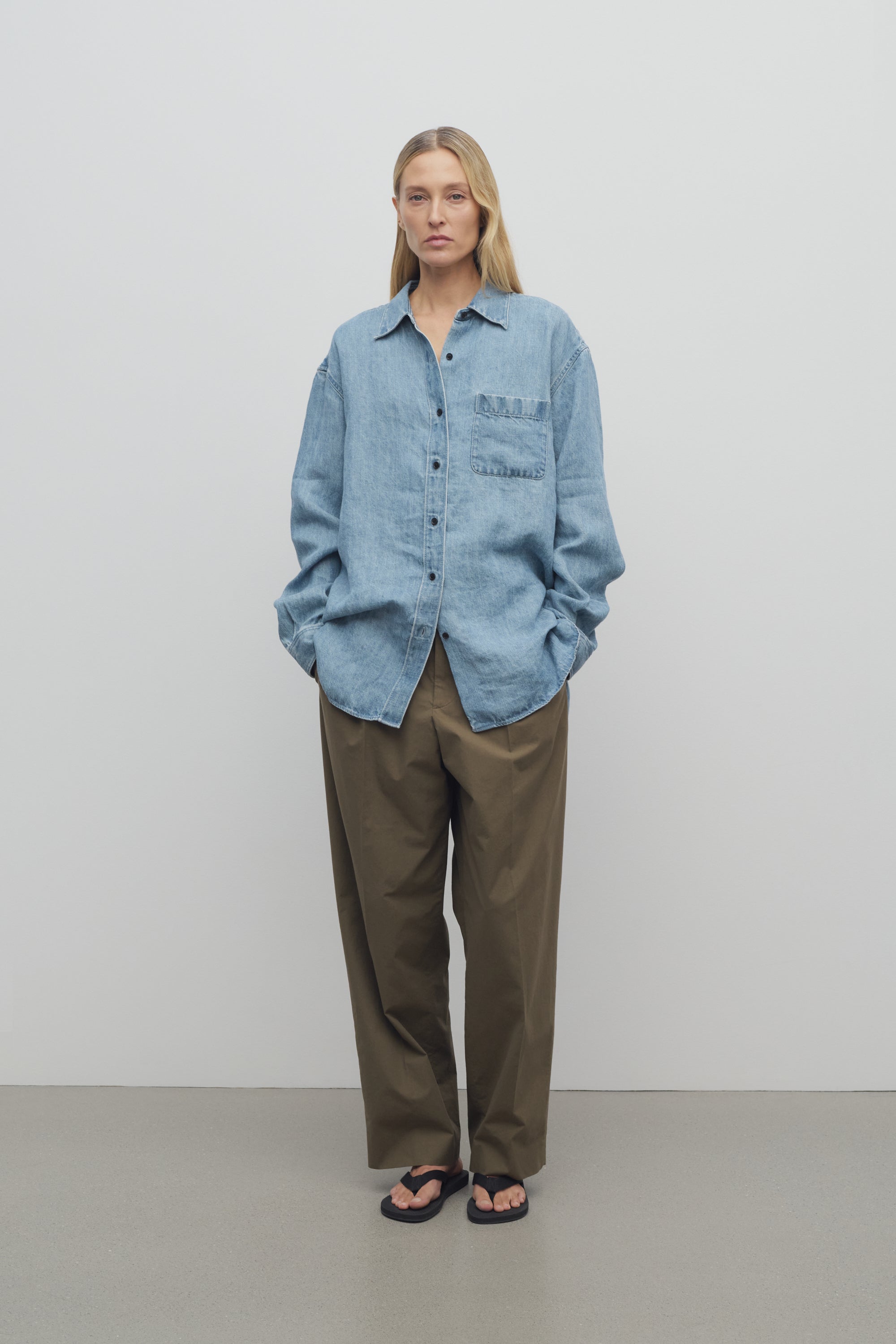 Lilas Pant in Cotton、mySite、aoinhome