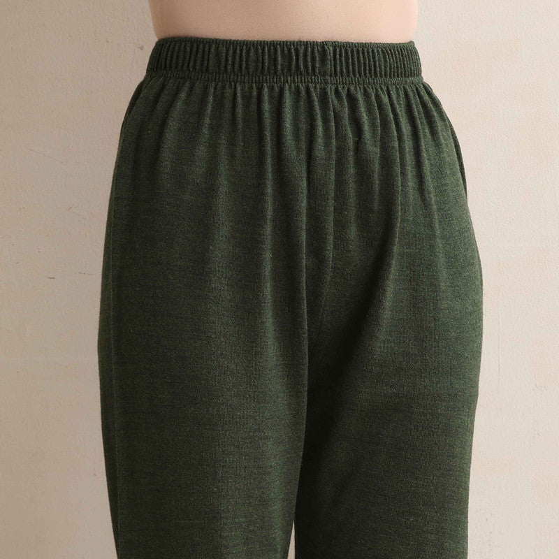 Woolen Kurta Set For Women | Kurta, Pyjama & Jacket | Embroidered | Green、mySite、camillekostekn