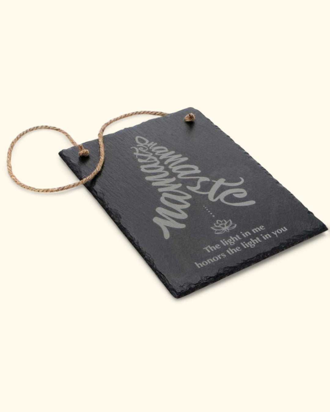 Artistic Namaste Slate Wall Hanging、mySite、topwebapps