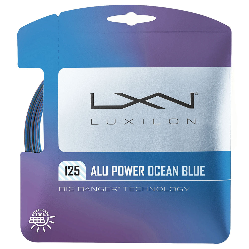 Luxilon ALU Power 16L/1.25 Tennis String (Ocean Blue)、mySite、neckold