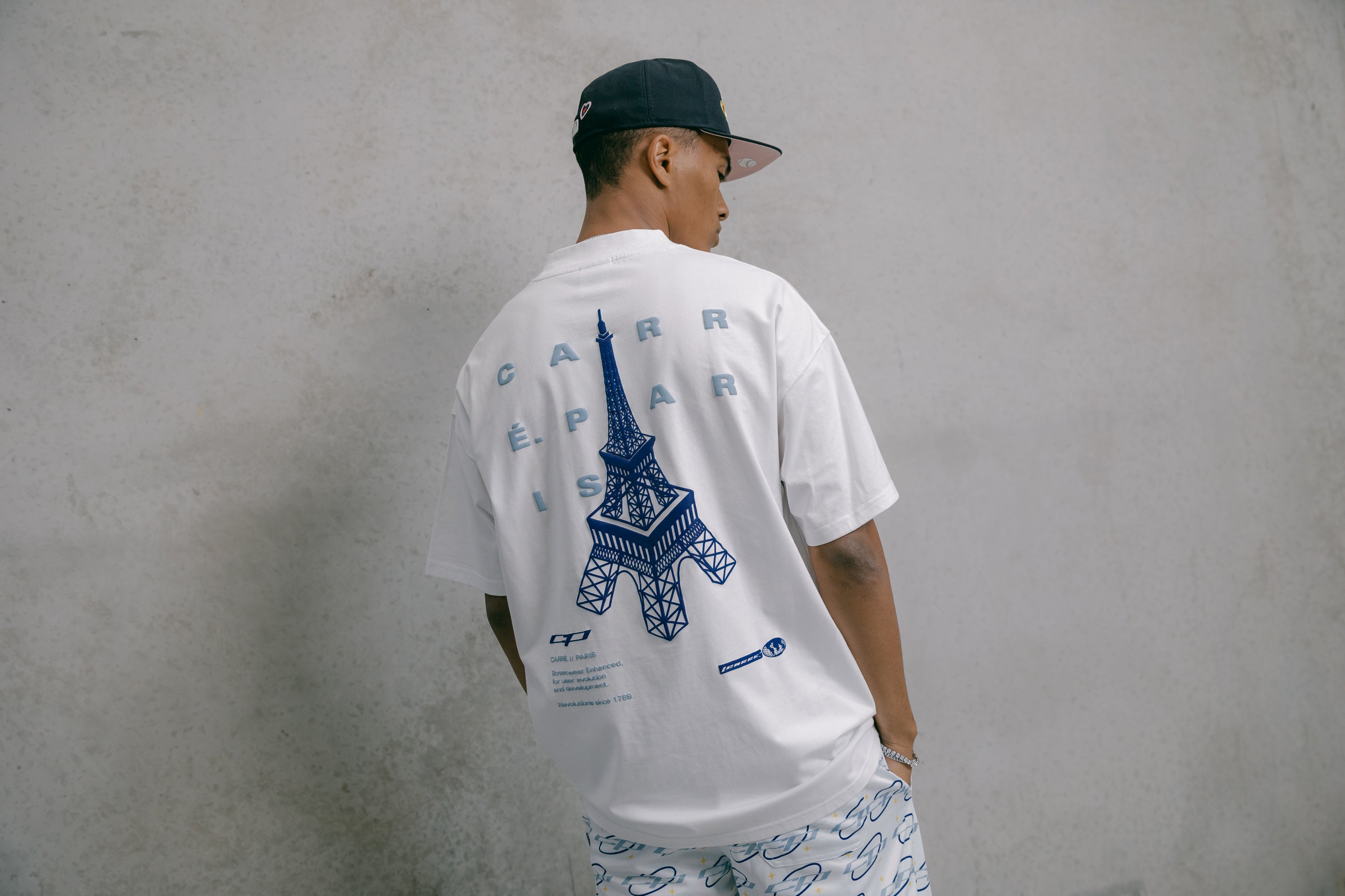 Carré Enhanced Oversized T-Shirt White、mySite、zt4zffjzw