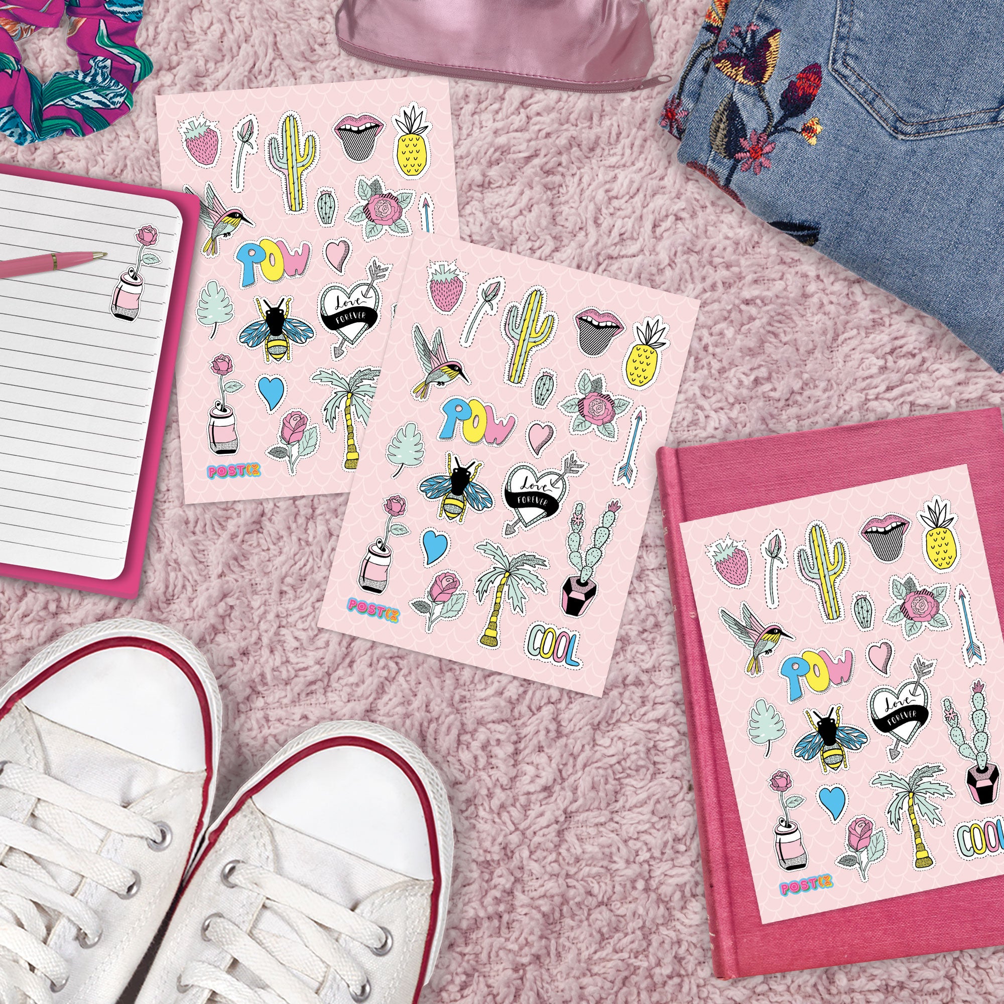  Wild Child Sticker Sheet、mySite、ghnorth