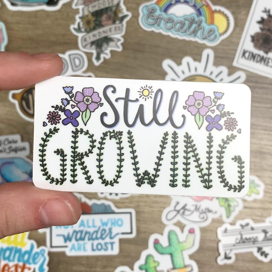  Still Growing Sticker - Flowers、mySite、elrpsem3k