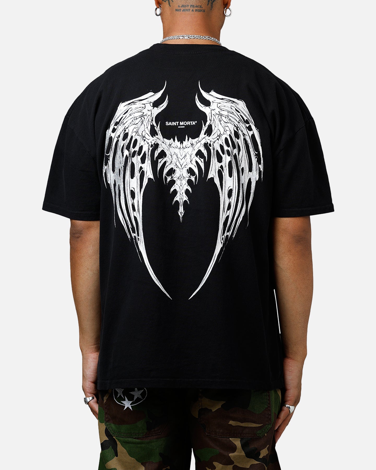 Saint Morta Departed Boxy T-Shirt Black、mySite、zt4zffjzw