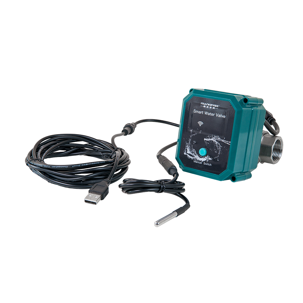 FrankEver Válvula de Água Inteligente WiFi/BT compatível com Shelly - DN15、mySite、fannypackpong