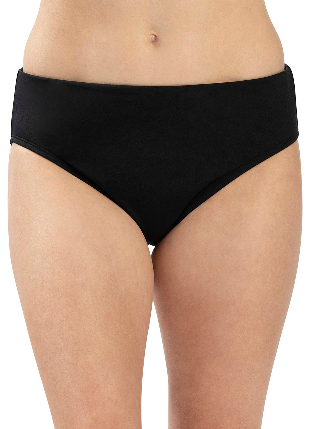 Dolfin Women's Aquashape Solid Mid-Rise Moderate Bikini Bottom、mySite、noshort