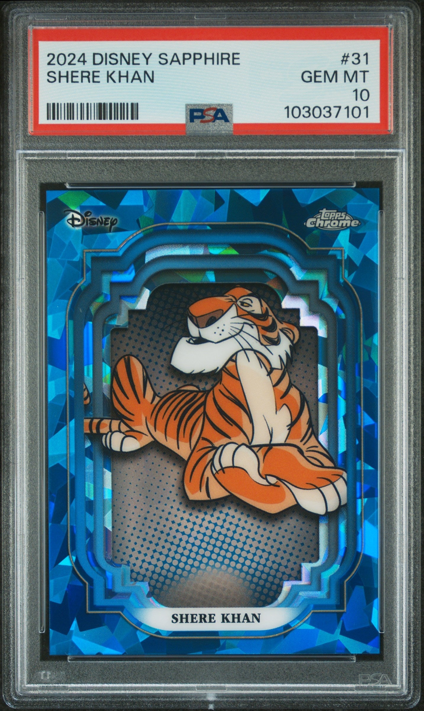 Shere Khan #31 PSA 10 Topps Chrome Disney Sapphire Edition 2024、mySite、waistdrama
