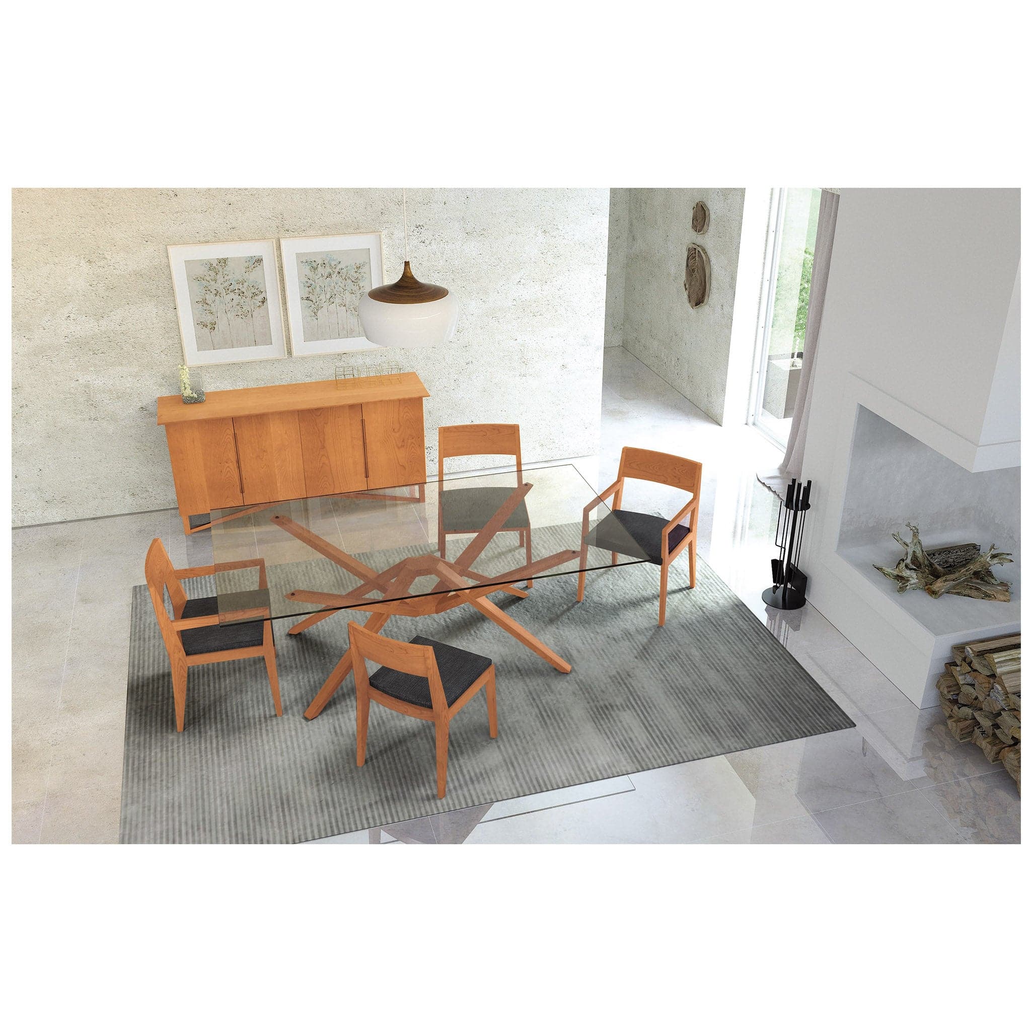 Copeland Exeter Glass Top Table、mySite、neckold