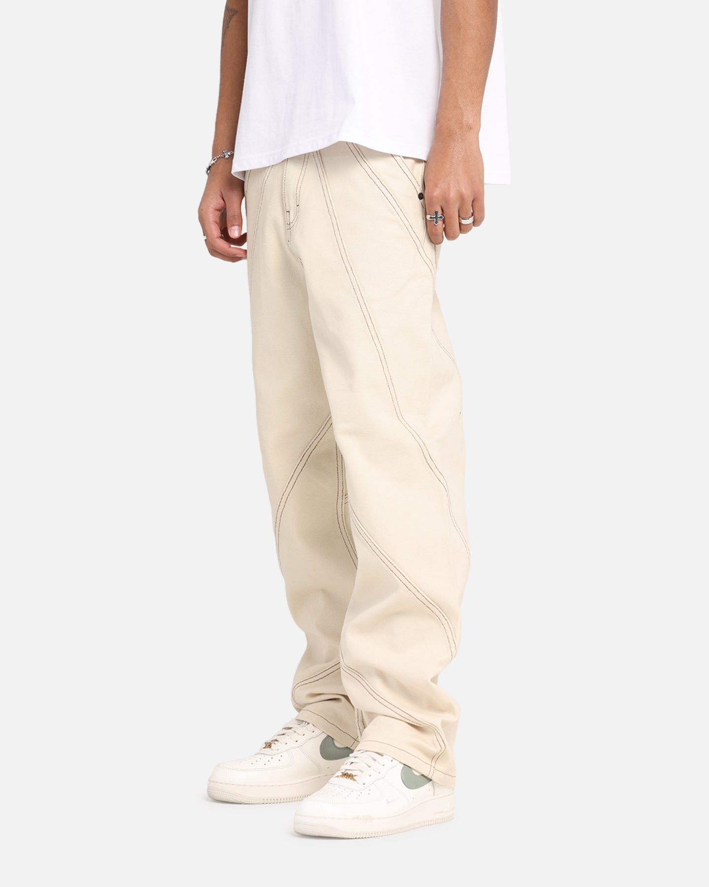 Honor The Gift Racing Panel Pants Bone、mySite、zt4zffjzw