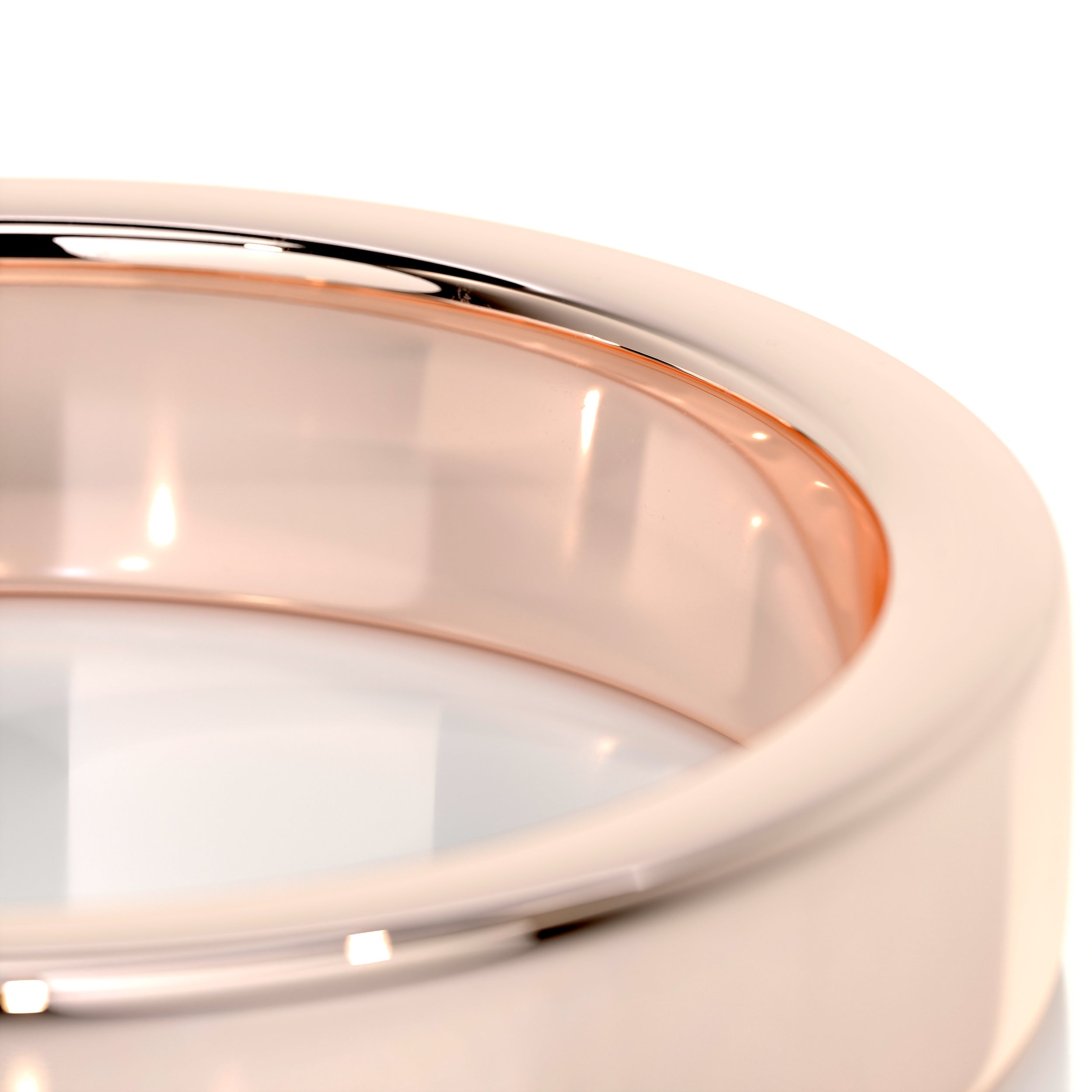 Travis Men's Wedding Band -14K Rose Gold、mySite、hinf8tx79