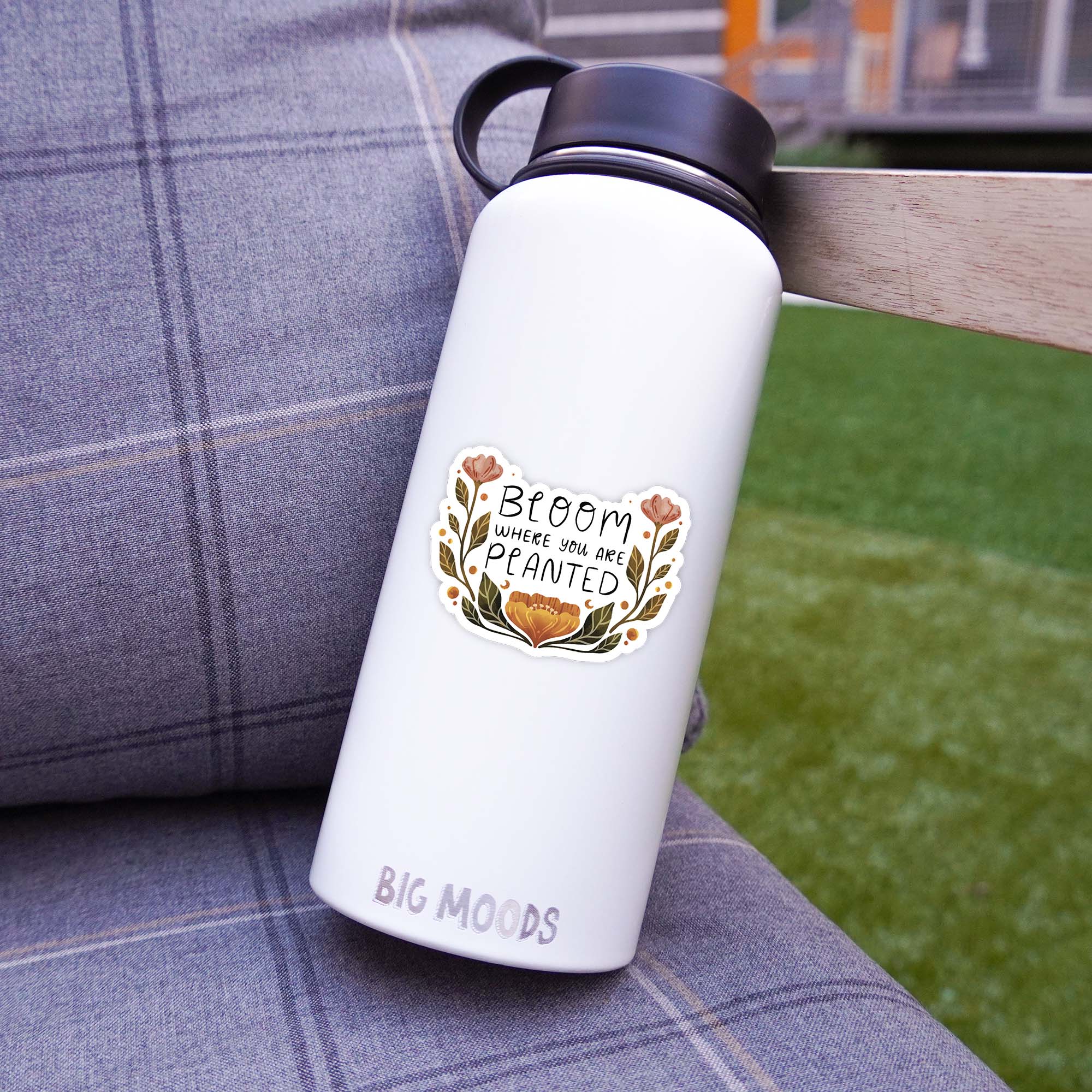  Bloom Where You Are Planted Floral Sticker、mySite、elrpsem3k