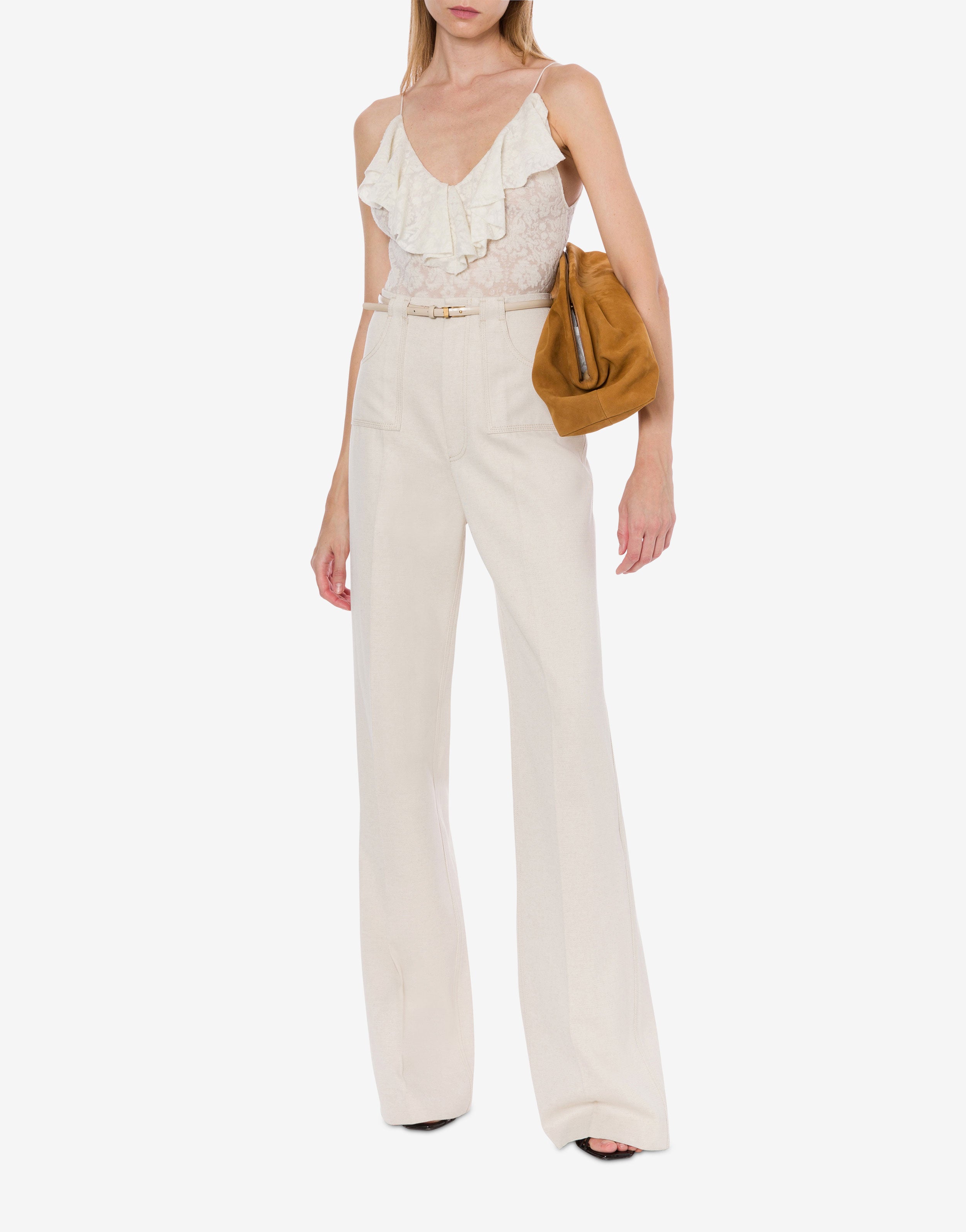 Pantalone in tela diagonale、mySite、aoinhome