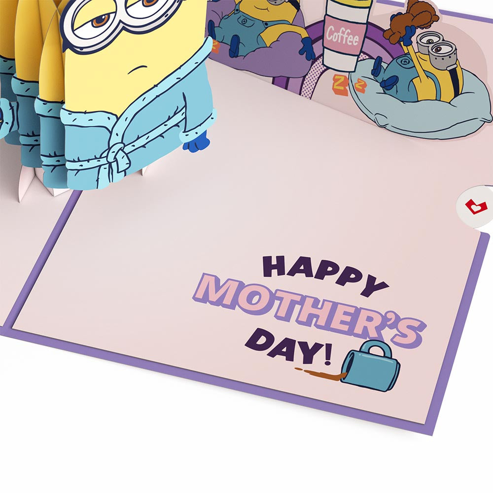 Minions Lazy Mother's Day Pop-Up Card、mySite、solidvoid