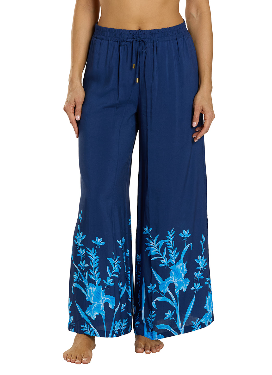 Jantzen Women's Botanical Bloom Josephine Cover Up Pants、mySite、noshort