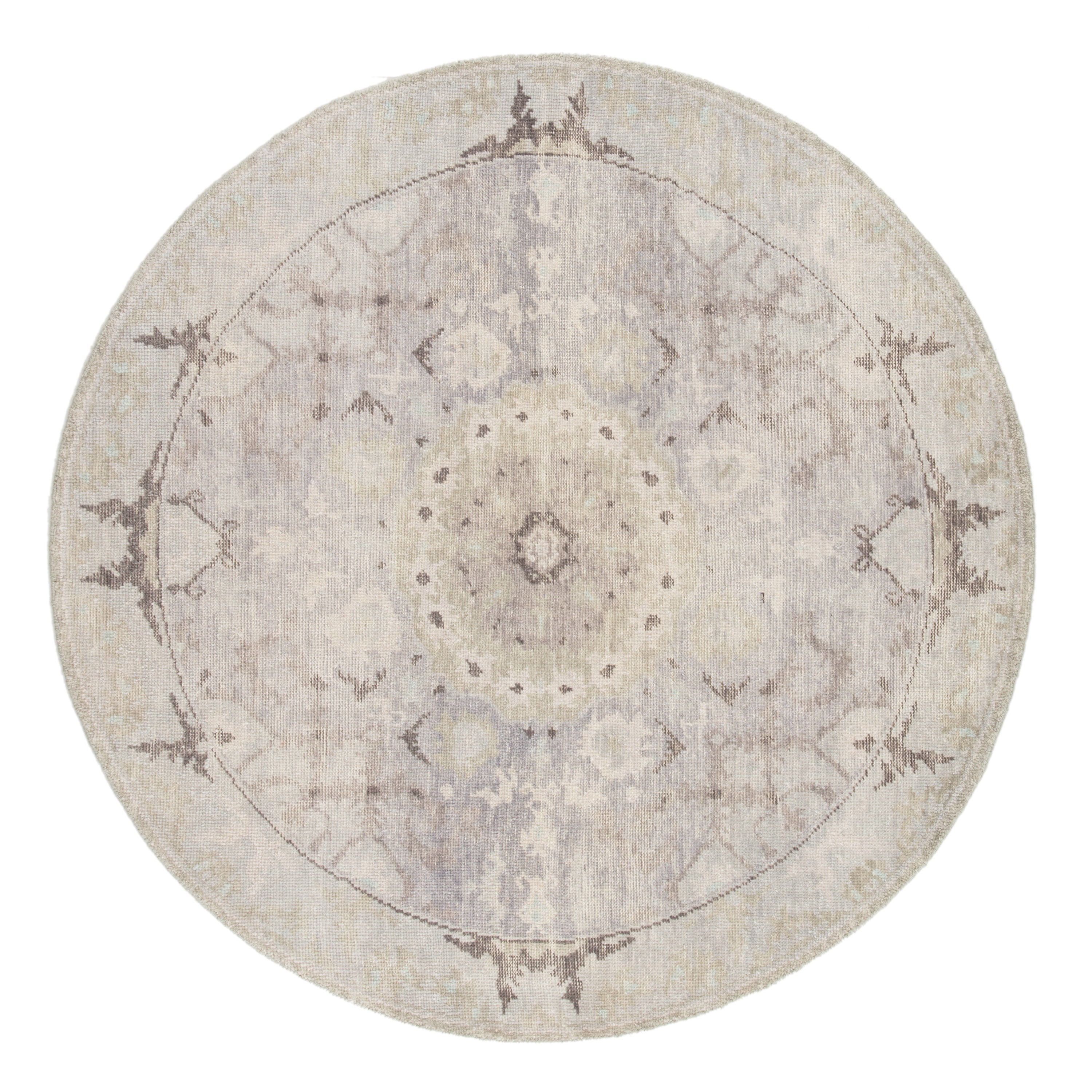 Modify Hand-Knotted Medallion Gray Blue Area Rug、mySite、gigharbornorthrealestate