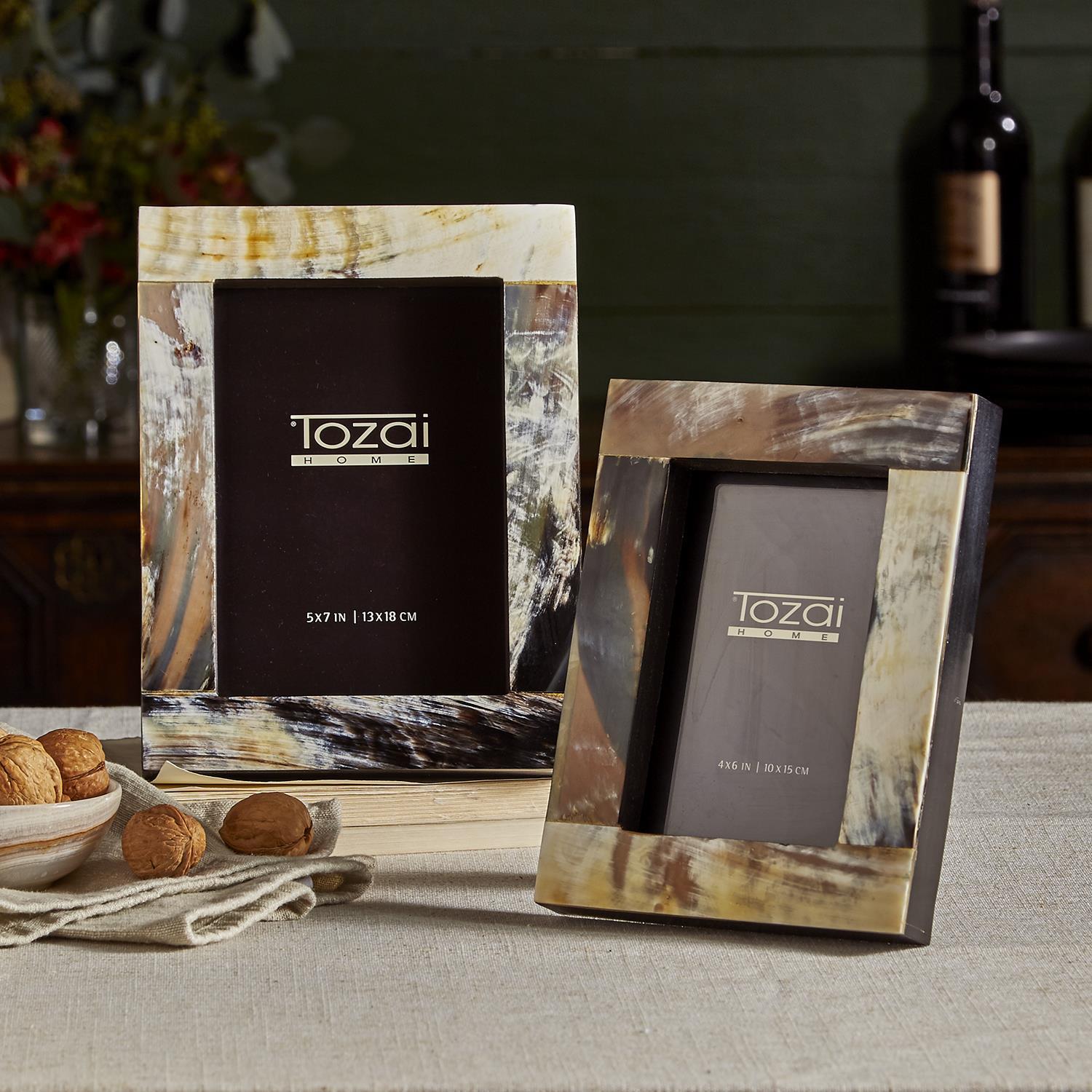  Bayard Natural Horn Photo Frame Set Of 2、mySite、elrpsem3k