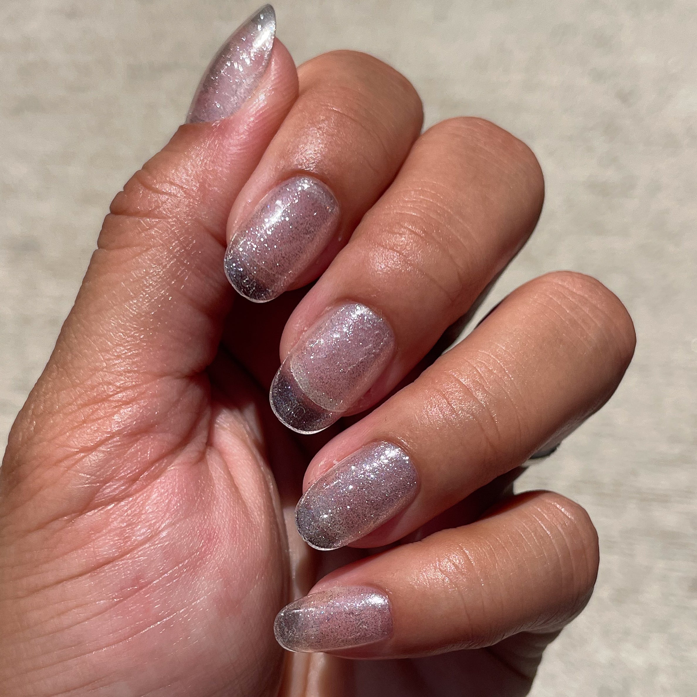 Pure Glitter - Press-On | Short | Round、mySite、solidvoid