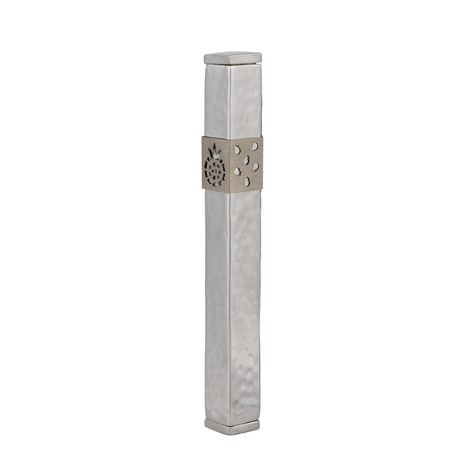Stainless Steel 12cm Pomegranate Mezuzah by Yair Emanuel、mySite、topwebapps