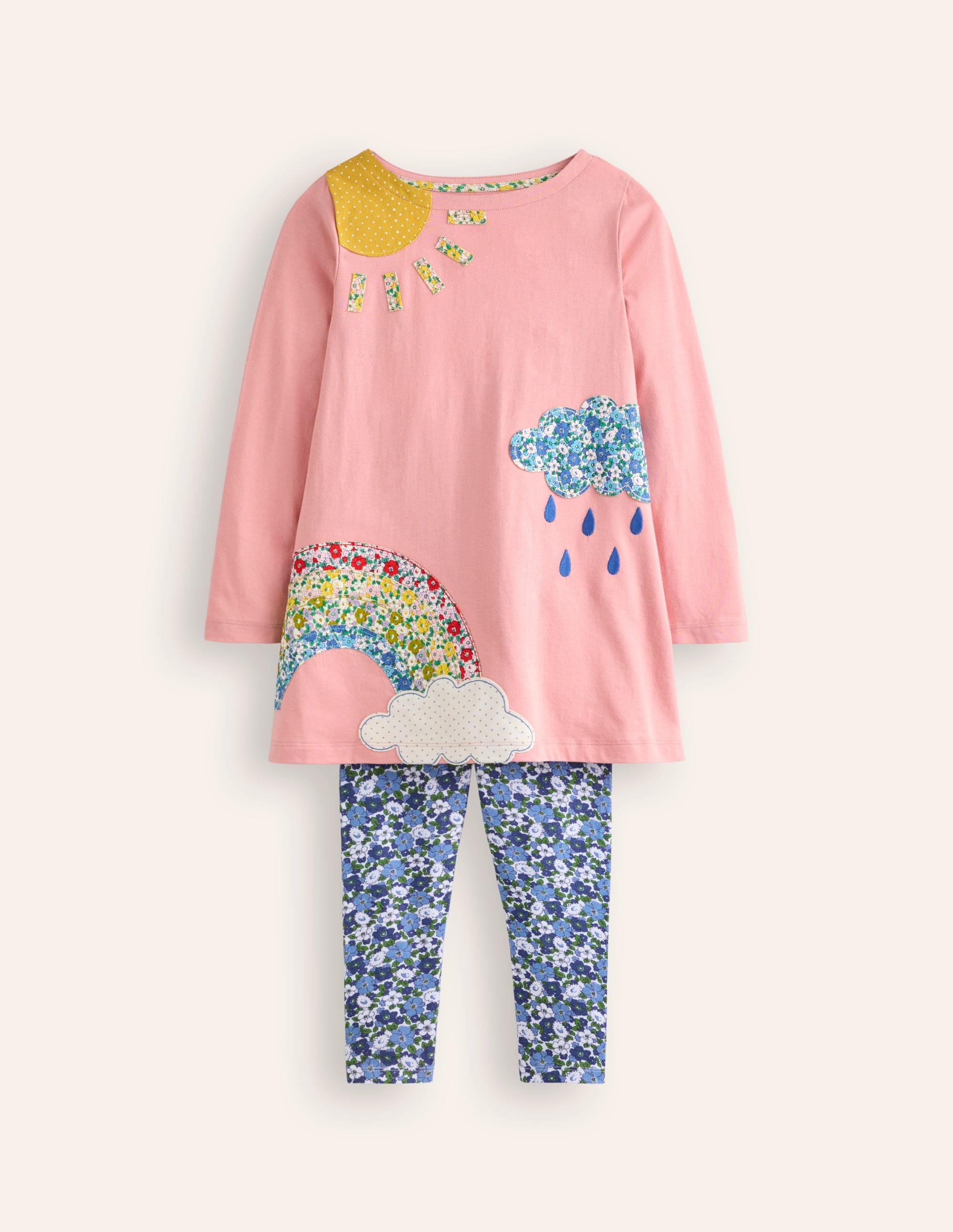  Appliqué Tunic and Legging Set-Vintage Pink Weather、mySite、ashleygrahame