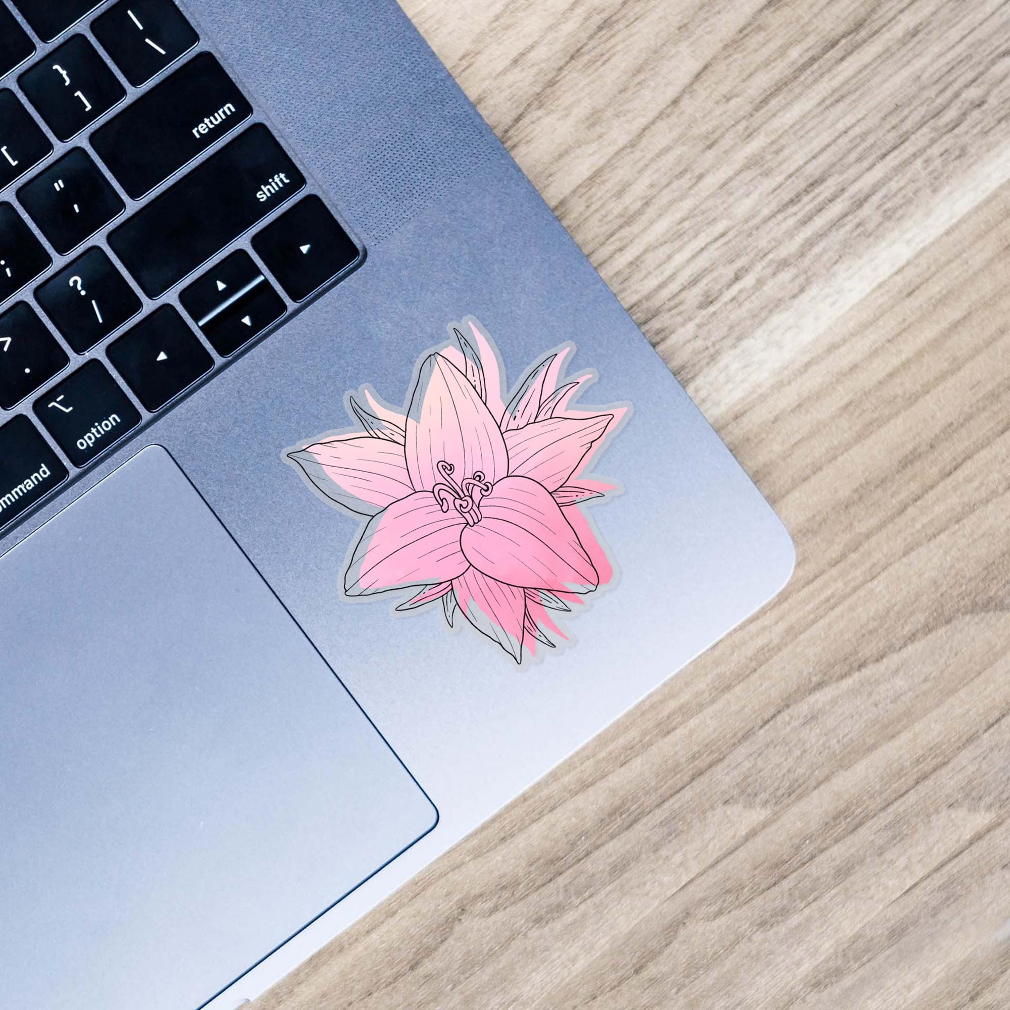  Belladonna Watercolor - Clear Sticker、mySite、ghnorth