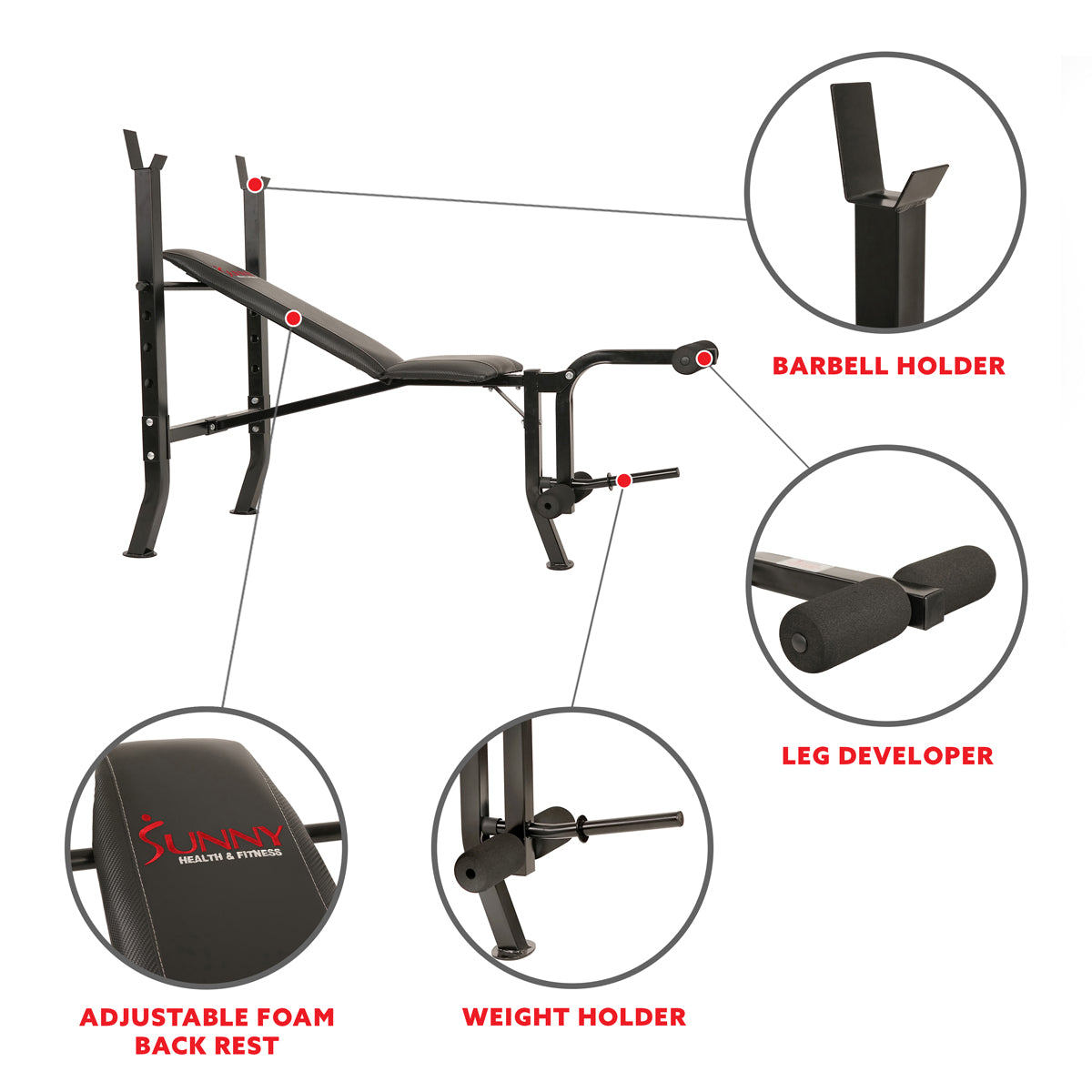  Adjustable Weight Bench - Flat/Incline/Decline Leg Developer Bench、mySite、ghnorth