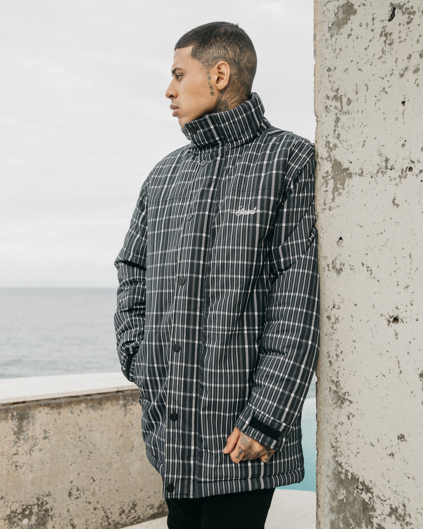 Saint Morta Mercy Merci Plaid Jacket Black、mySite、zt4zffjzw