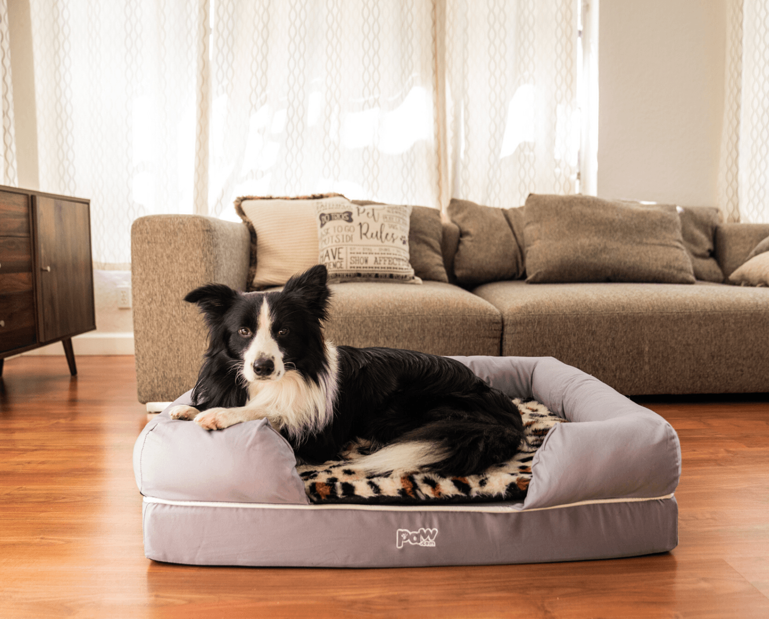 PupLounge™ Topper - Cheetah Faux Print (Bed Not Included)、mySite、solidvoid