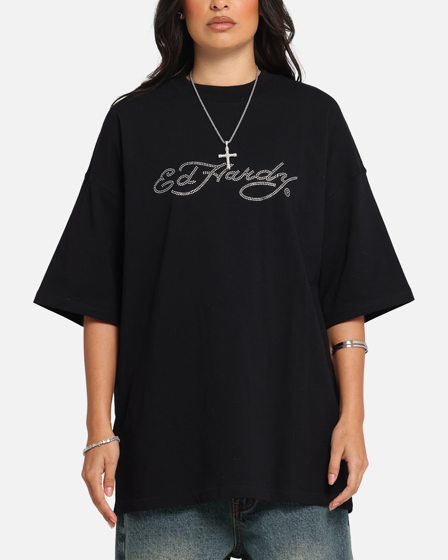 Ed Hardy Rhinestone Dragon Vintage T-Shirt Vintage Wash、mySite、zt4zffjzw