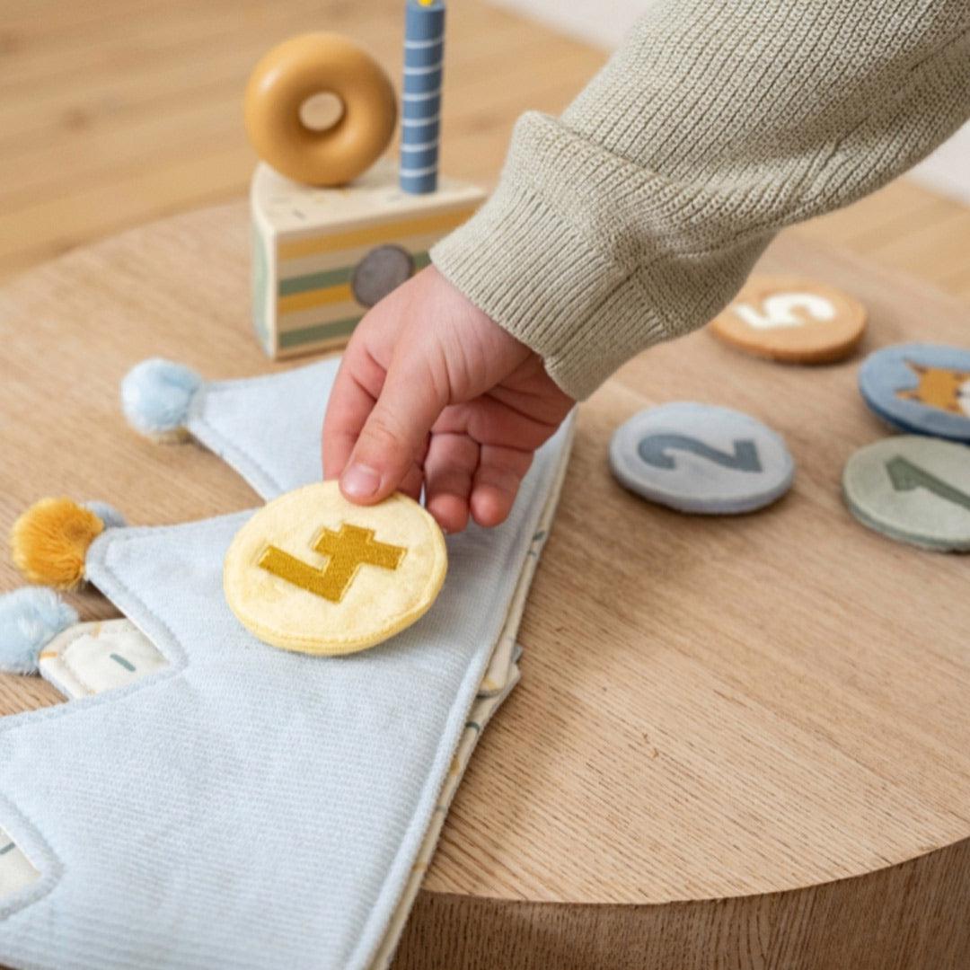  Little Dutch Birthday Crown With Numbers - Blue、mySite、merchandisen