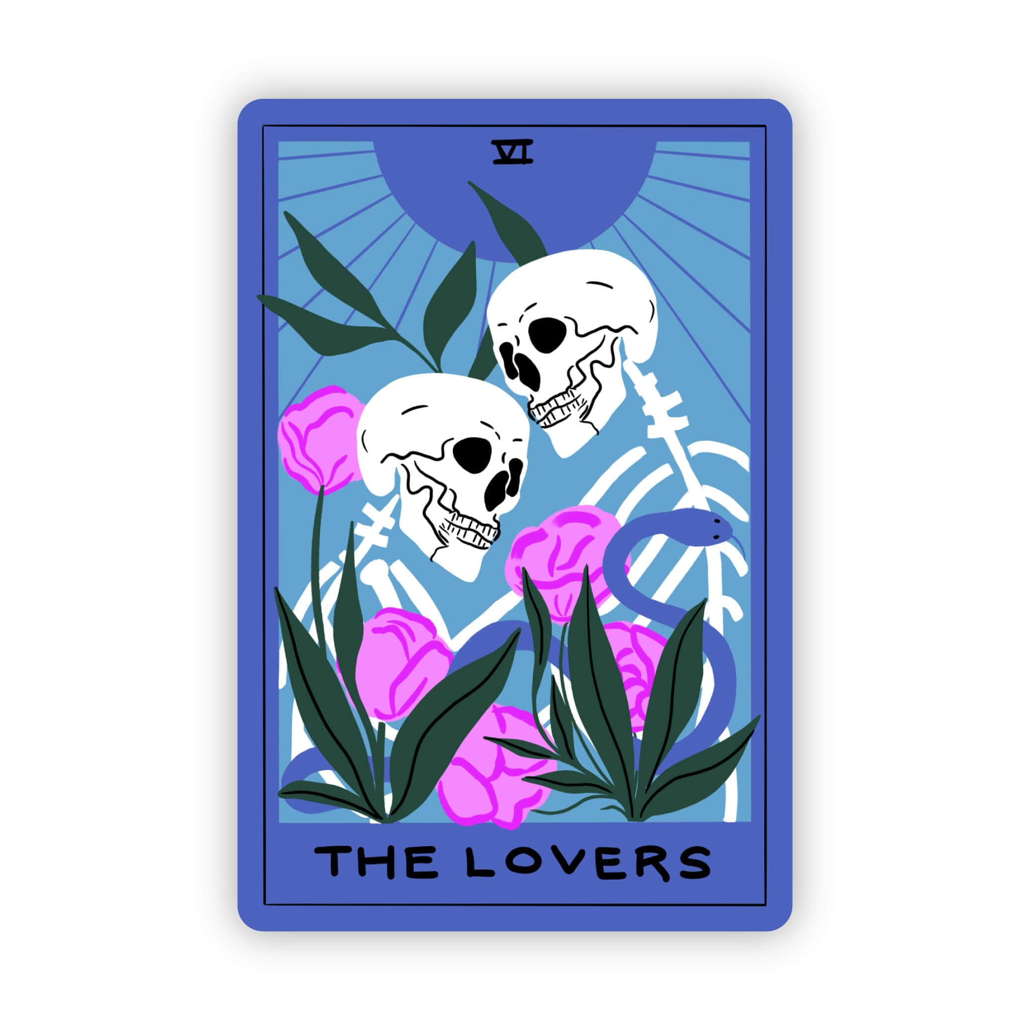  The Lovers Tarot Card Sticker、mySite、elrpsem3k