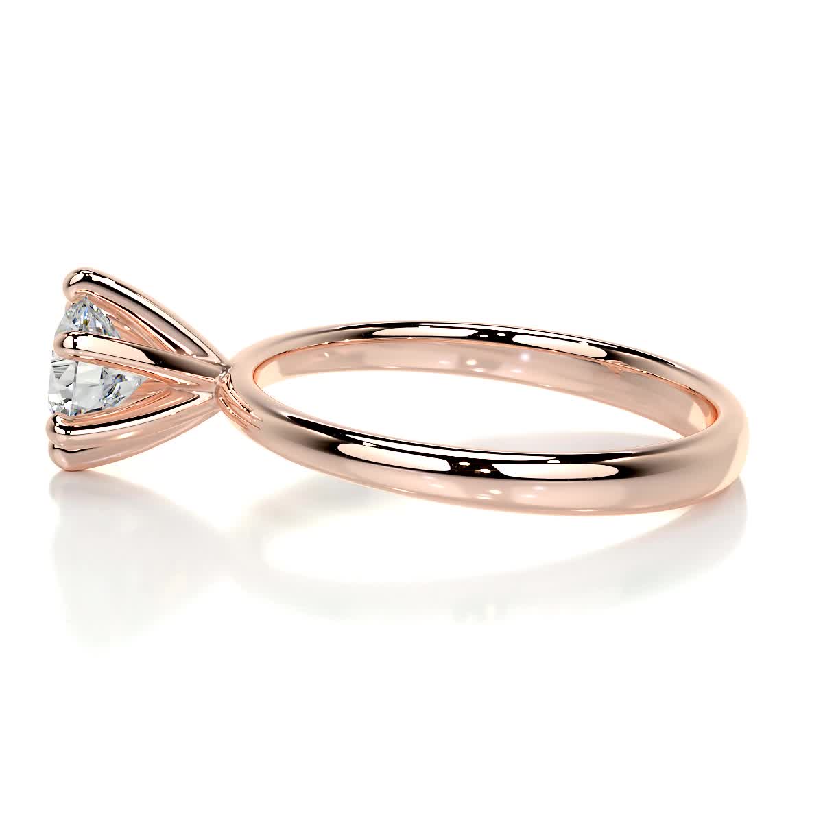 Samantha Diamond Engagement Ring -14K Rose Gold、mySite、hinf8tx79