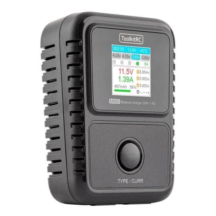  ToolkitRC M450 2-4S 50W 5A Mini Balance Charger、mySite、merchandisen