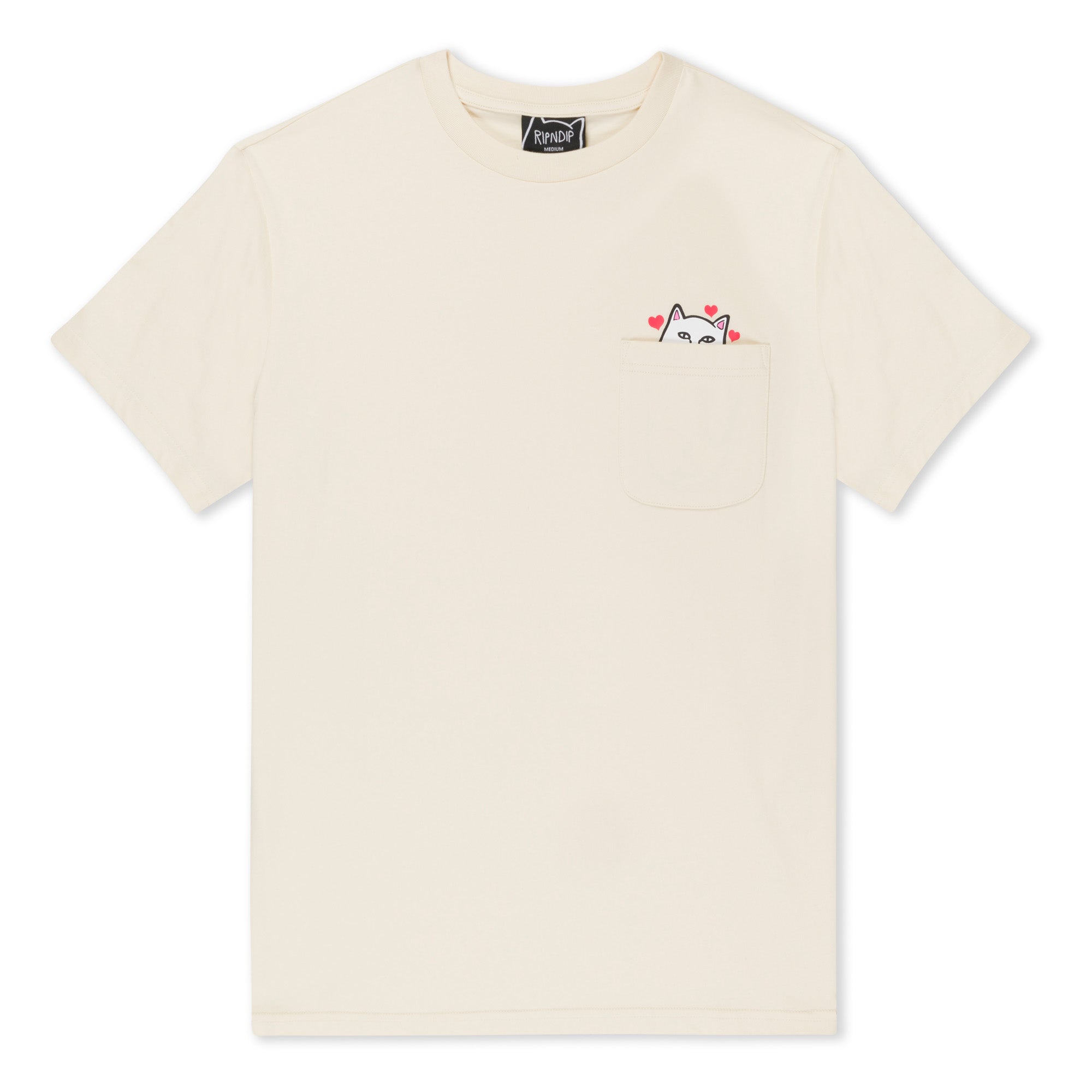  Nermal Loves Pocket Tee (Natural)、mySite、merchandisen