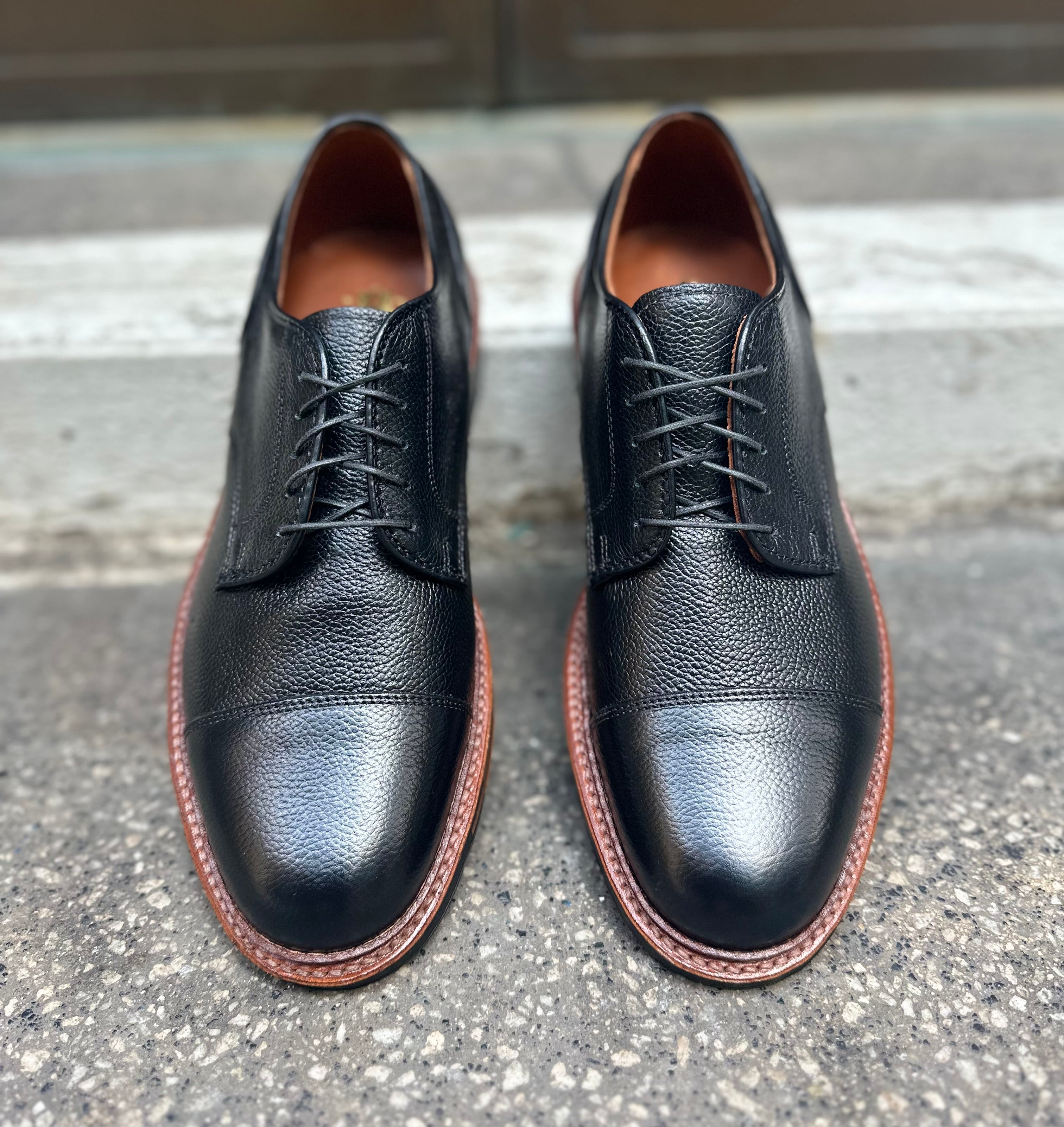  22826C - Black Regina Grain Derosa Blucher、mySite、preschool7hills