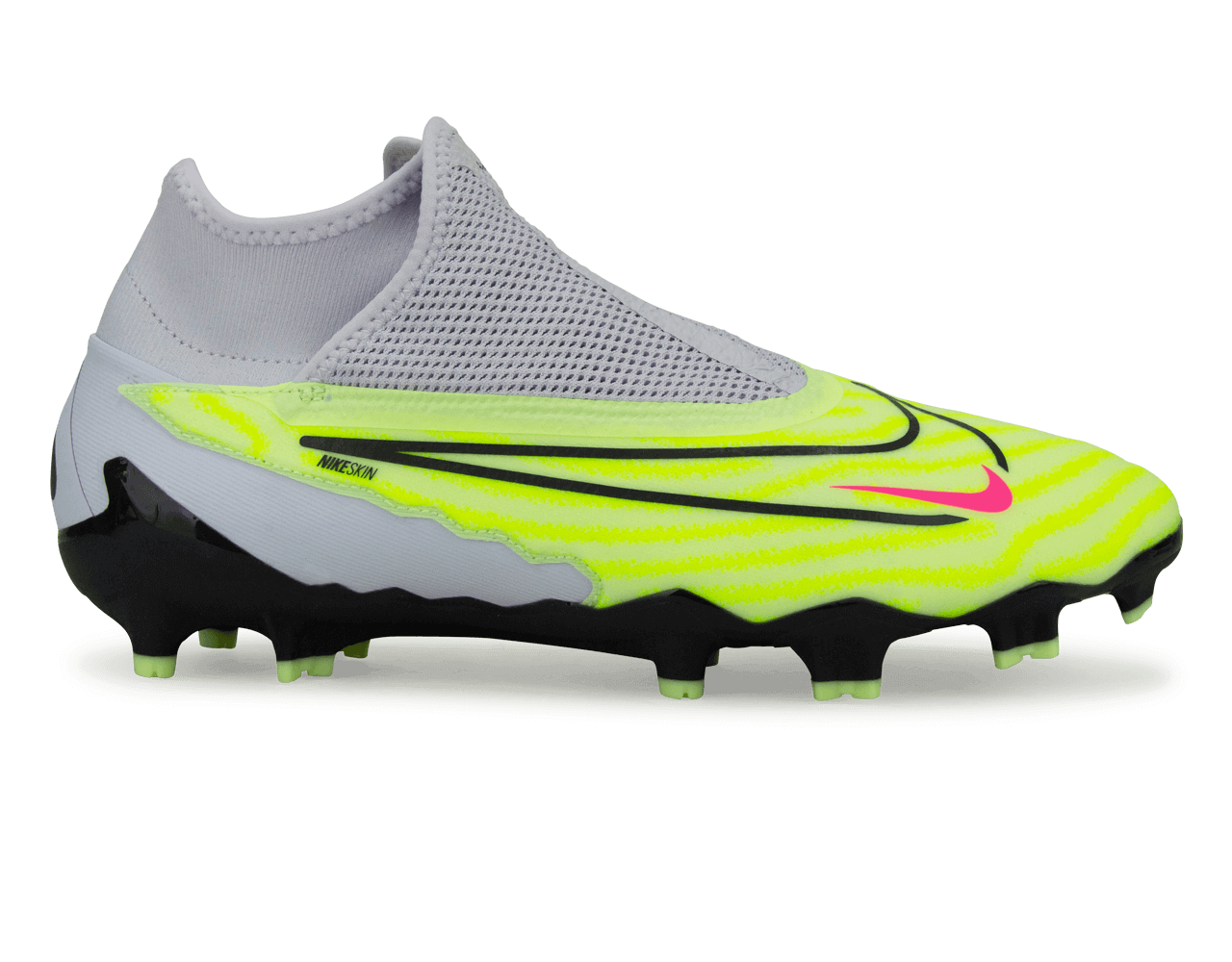 Nike Men's Phantom GX Pro DF FG Volt/Grape、mySite、noshort