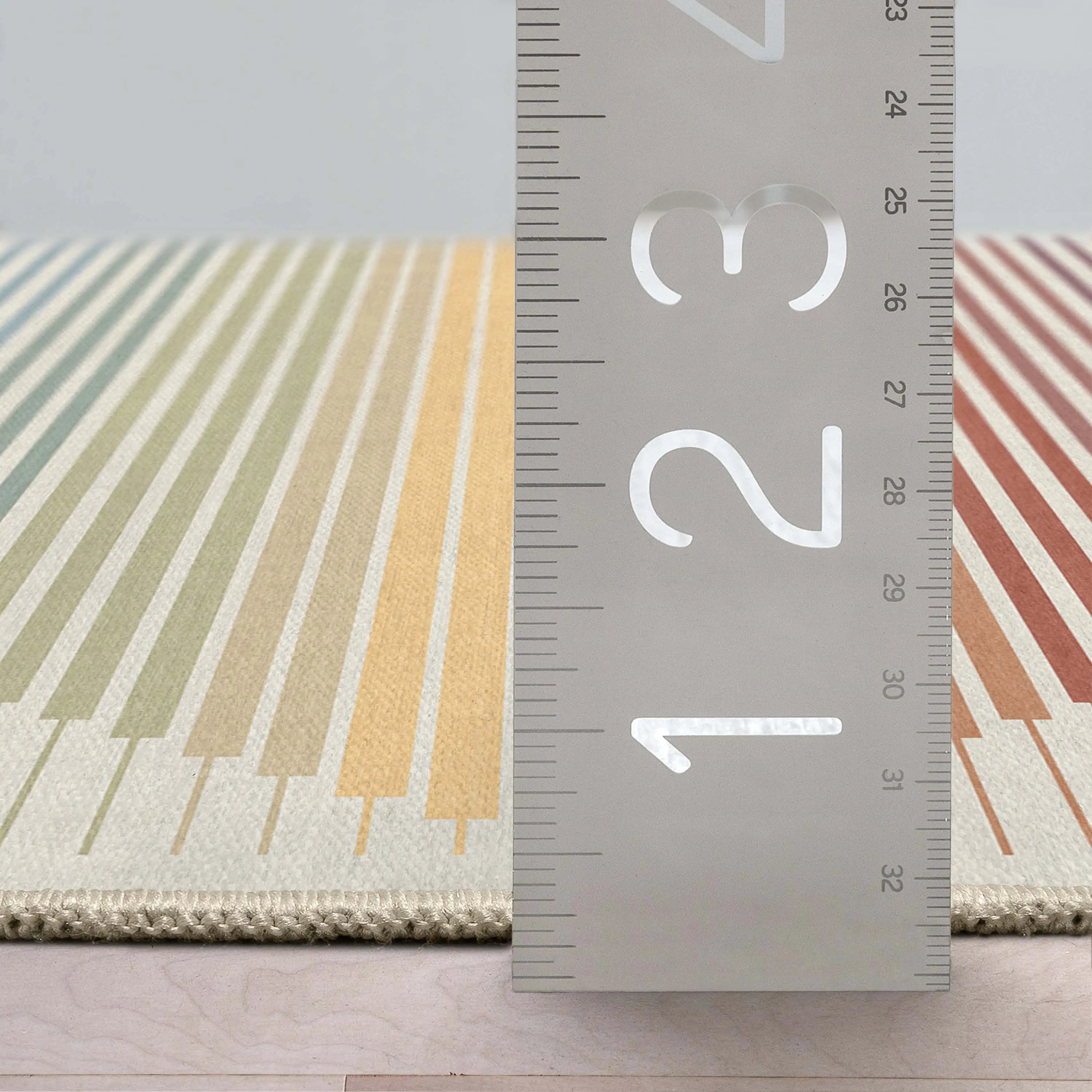 Apollo Odyssey Multi-Color Pastel Striped Rug Stain-Resistant & Easy to Clean、mySite、gigharbornorthrealestate