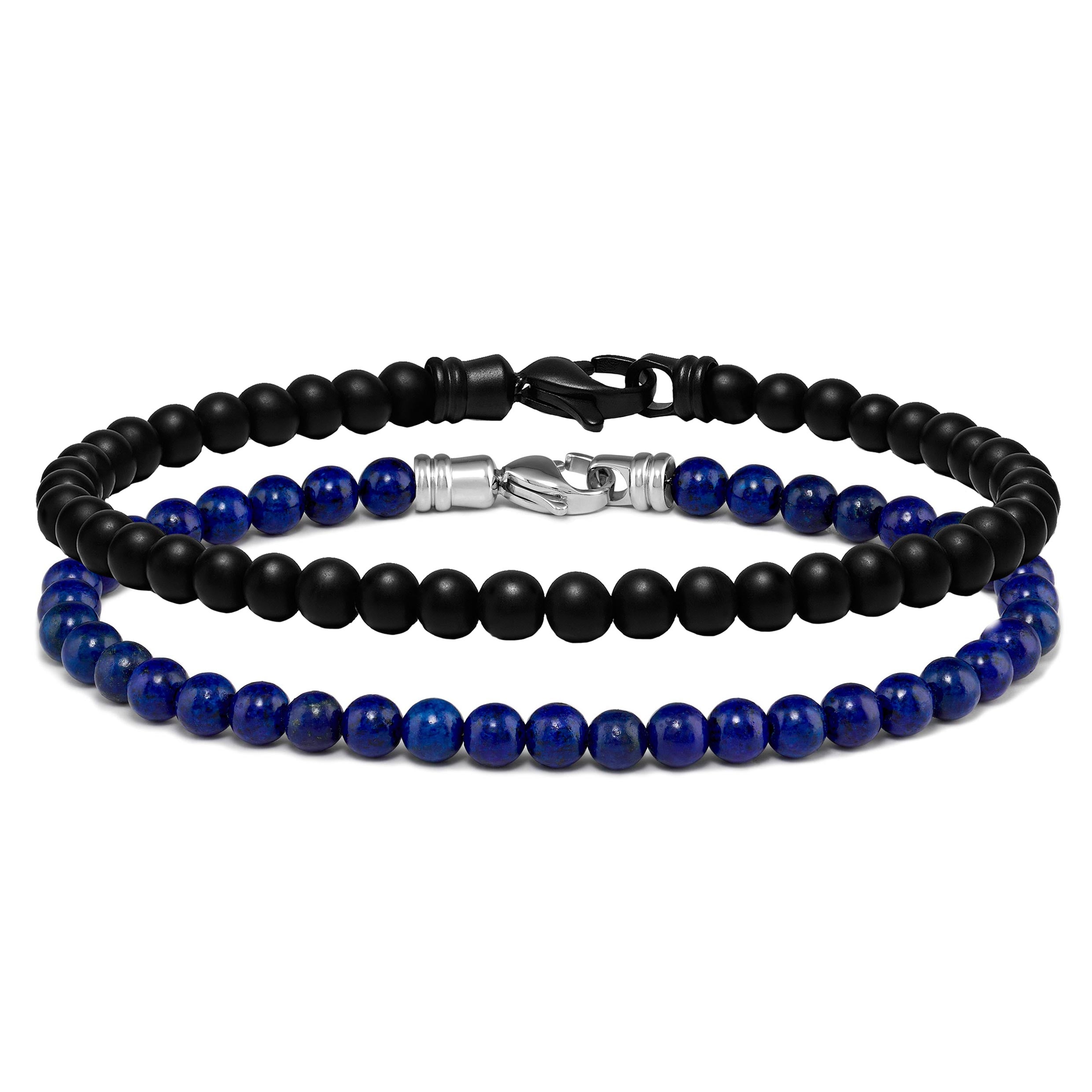 Spiritual Bead Set, 4mm - Lapis & Onyx、mySite、botmansion