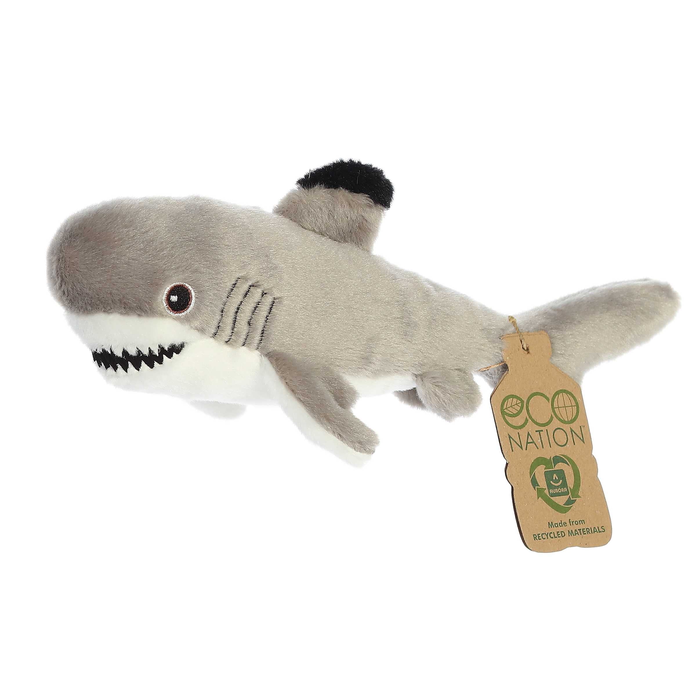 Aurora® - Eco Nation™ - Eco Softies™ - 8 Black Tipped Shark、mySite、g9winljtr