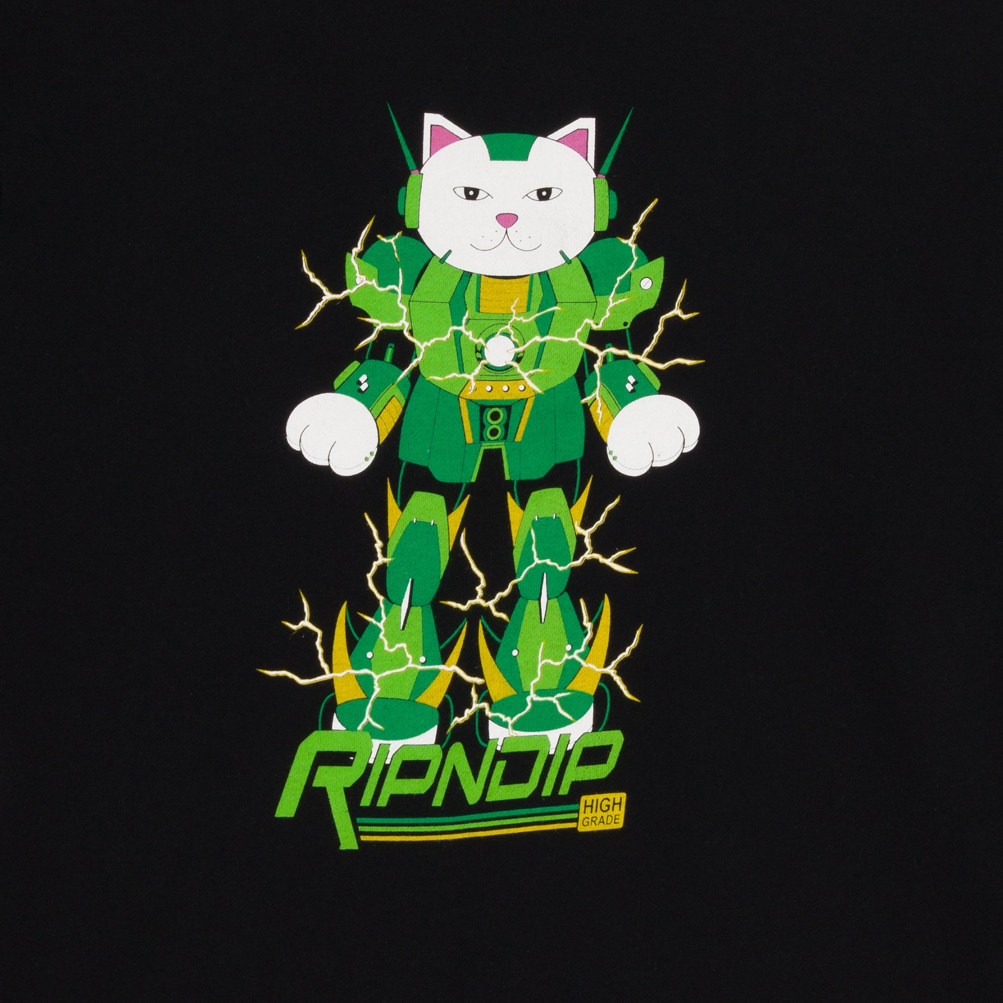  Ripndip x Naggiven Nermbot Hoodie (Black)、mySite、merchandisen
