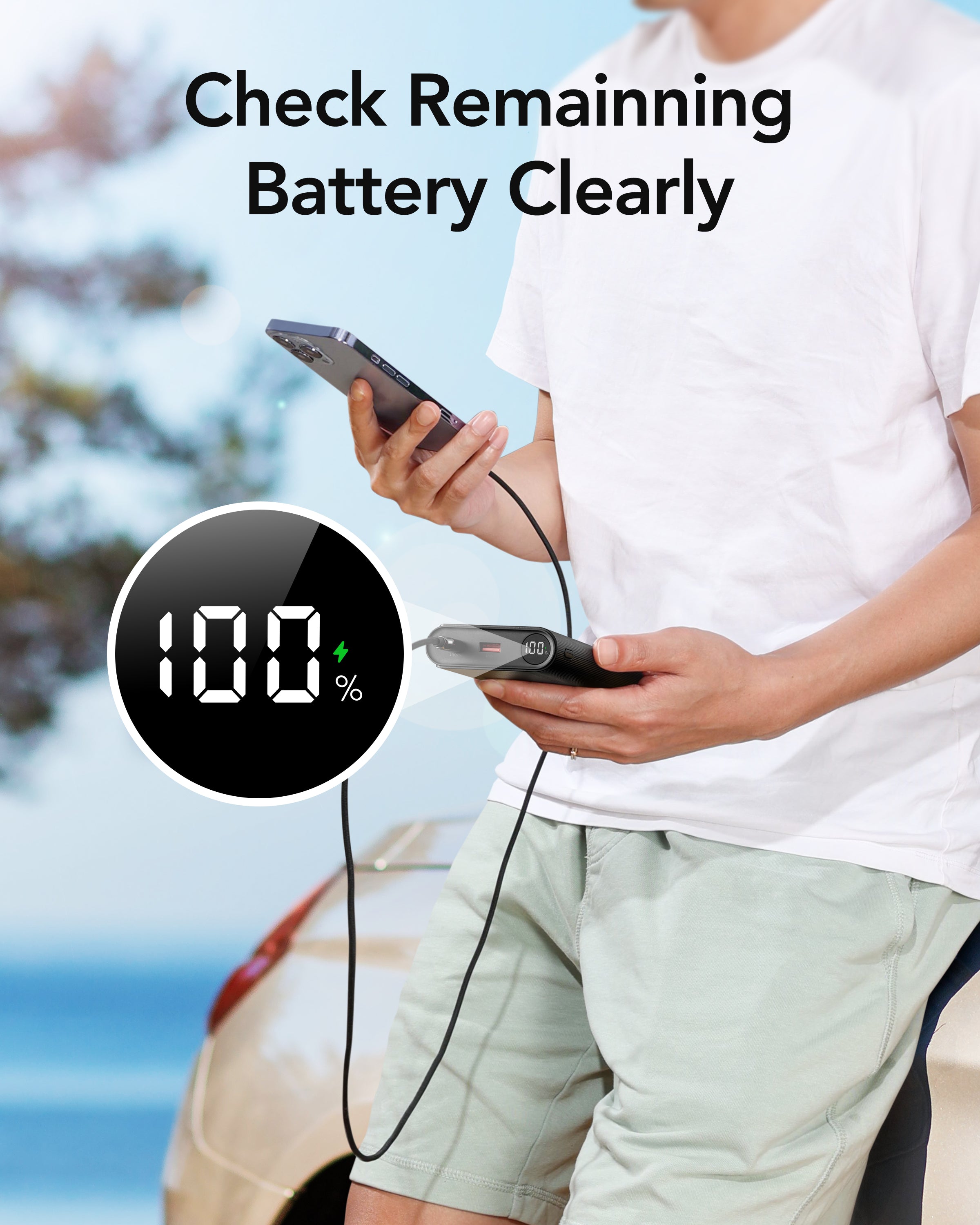 25,000mAh Power Bank 130W Fast Speed Charging、mySite、fannypackpong