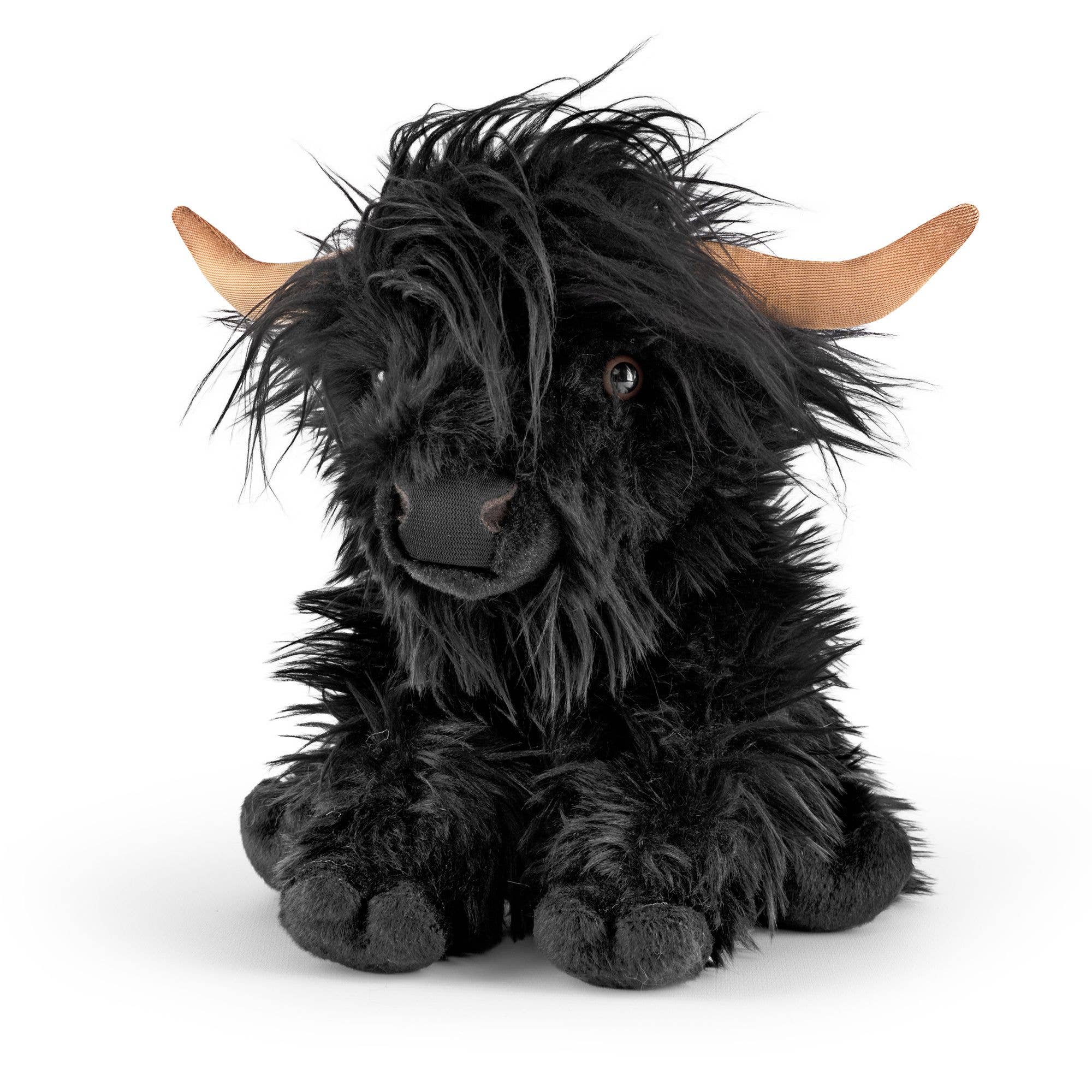 Black Highland Cow Plush with Sound! MOOO...、mySite、g9winljtr