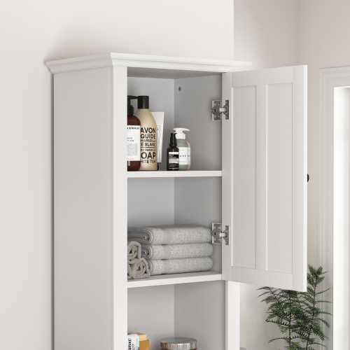 White Lift Top Entryway Storage Cabinet with 2 Safety Hinge, Wooden Toy Box、、casual