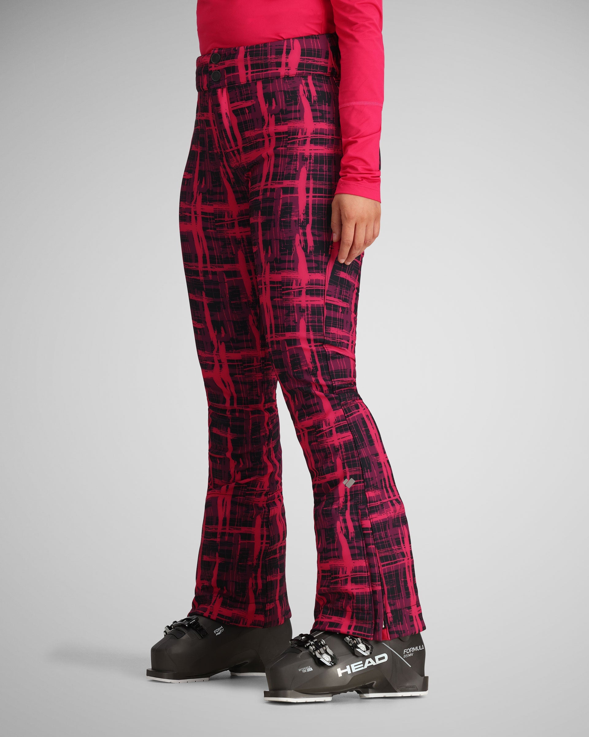 Printed Bond Pant | Pink Plaid、mySite、i-lightchina