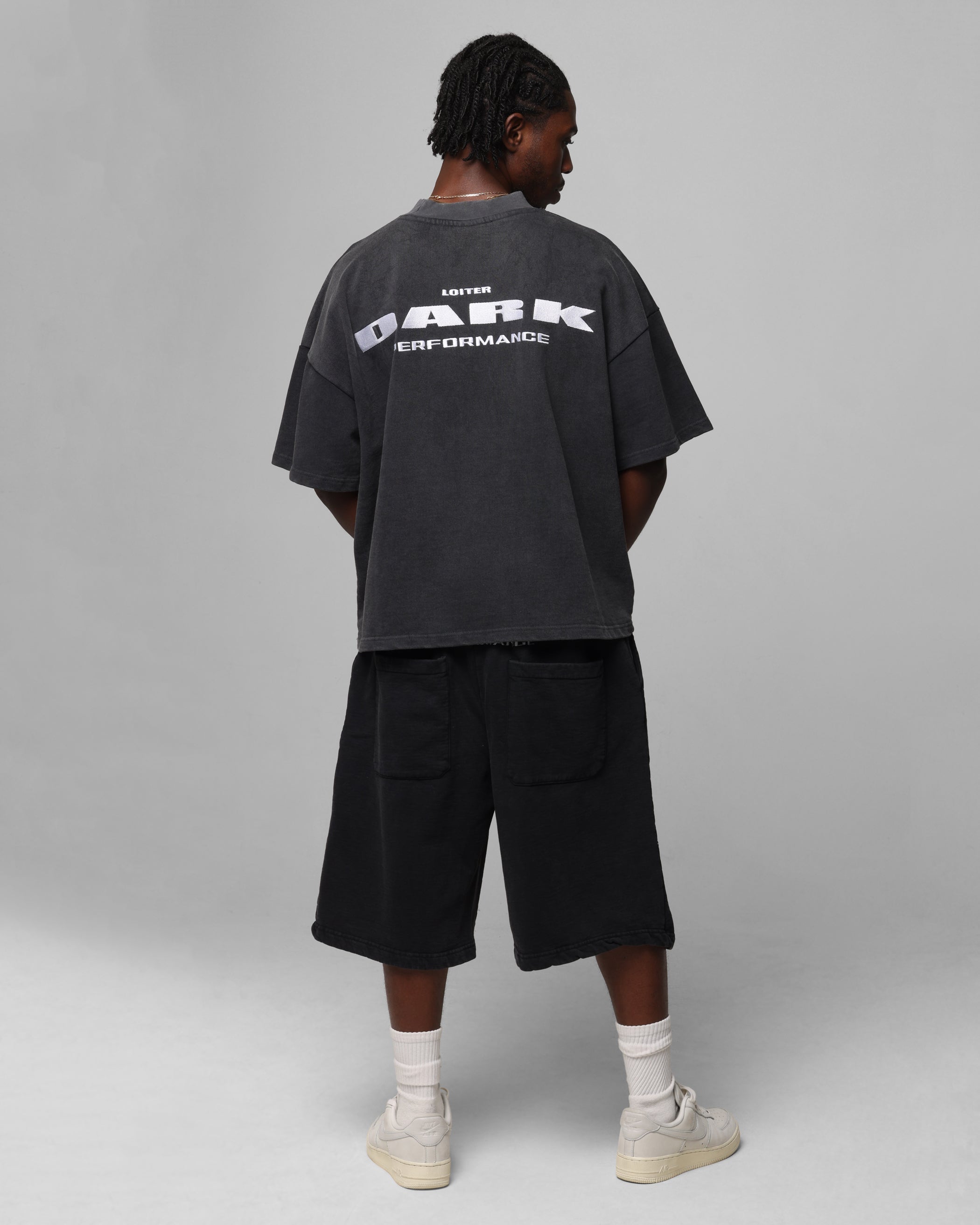 Loiter Dark Performance T-Shirt Charcoal、mySite、zt4zffjzw