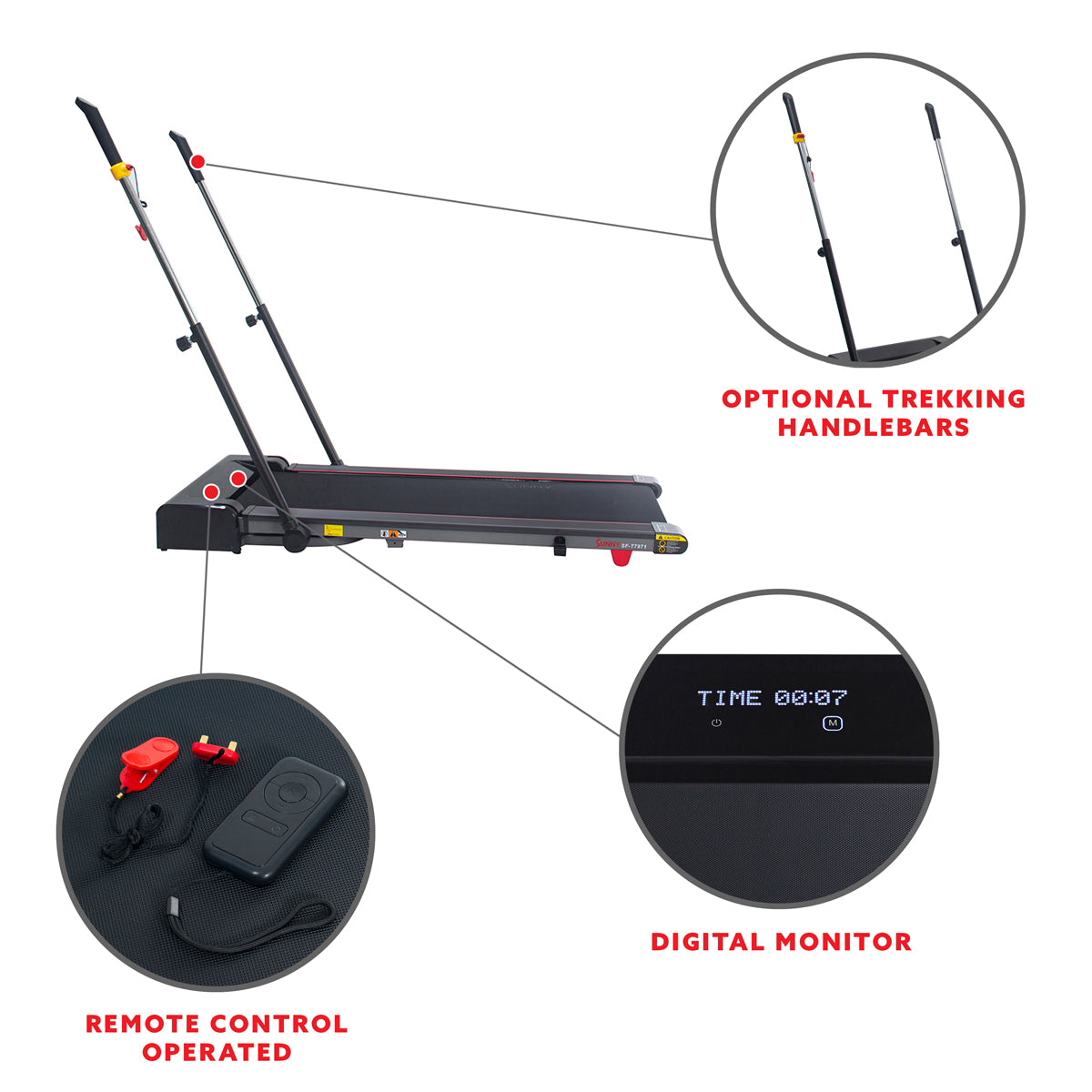  Slim Folding Treadmill Trekpad with Moving Arms Exercisers、mySite、ghnorth