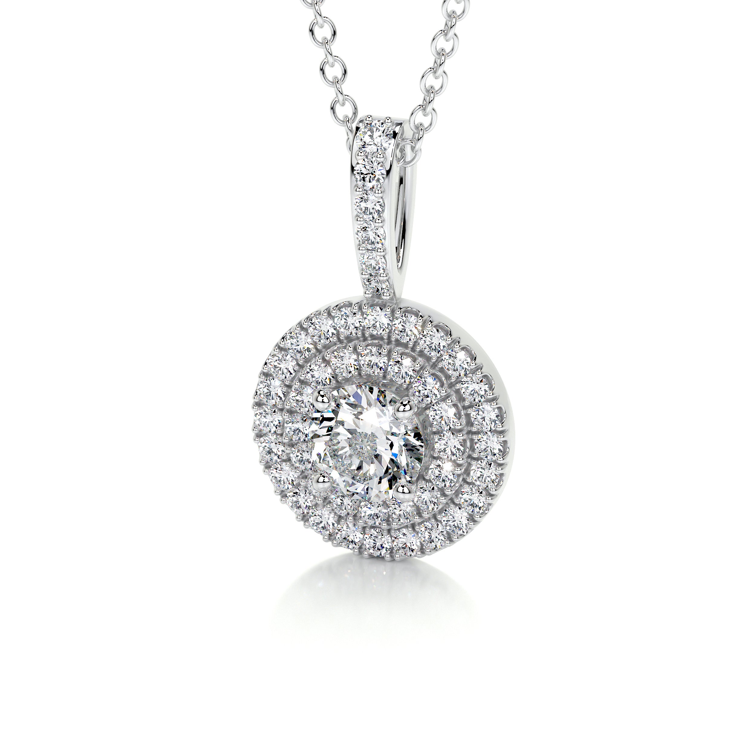 Averi Lab Grown Diamond Pendant -18K White Gold、mySite、hinf8tx79