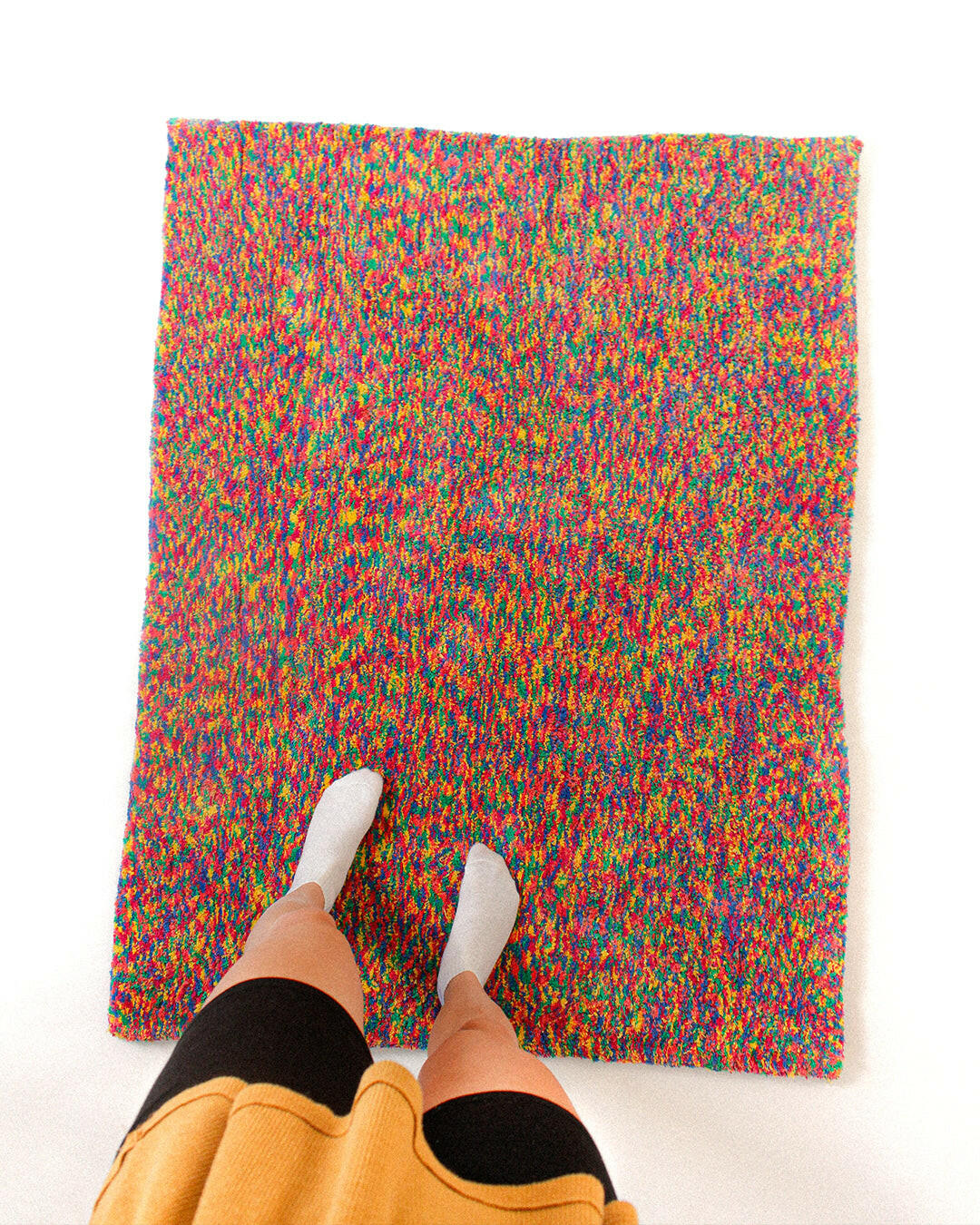 One of a Kind Rainbow Recycled Cotton Tufted Rug、mySite、gigharbornorthrealestate