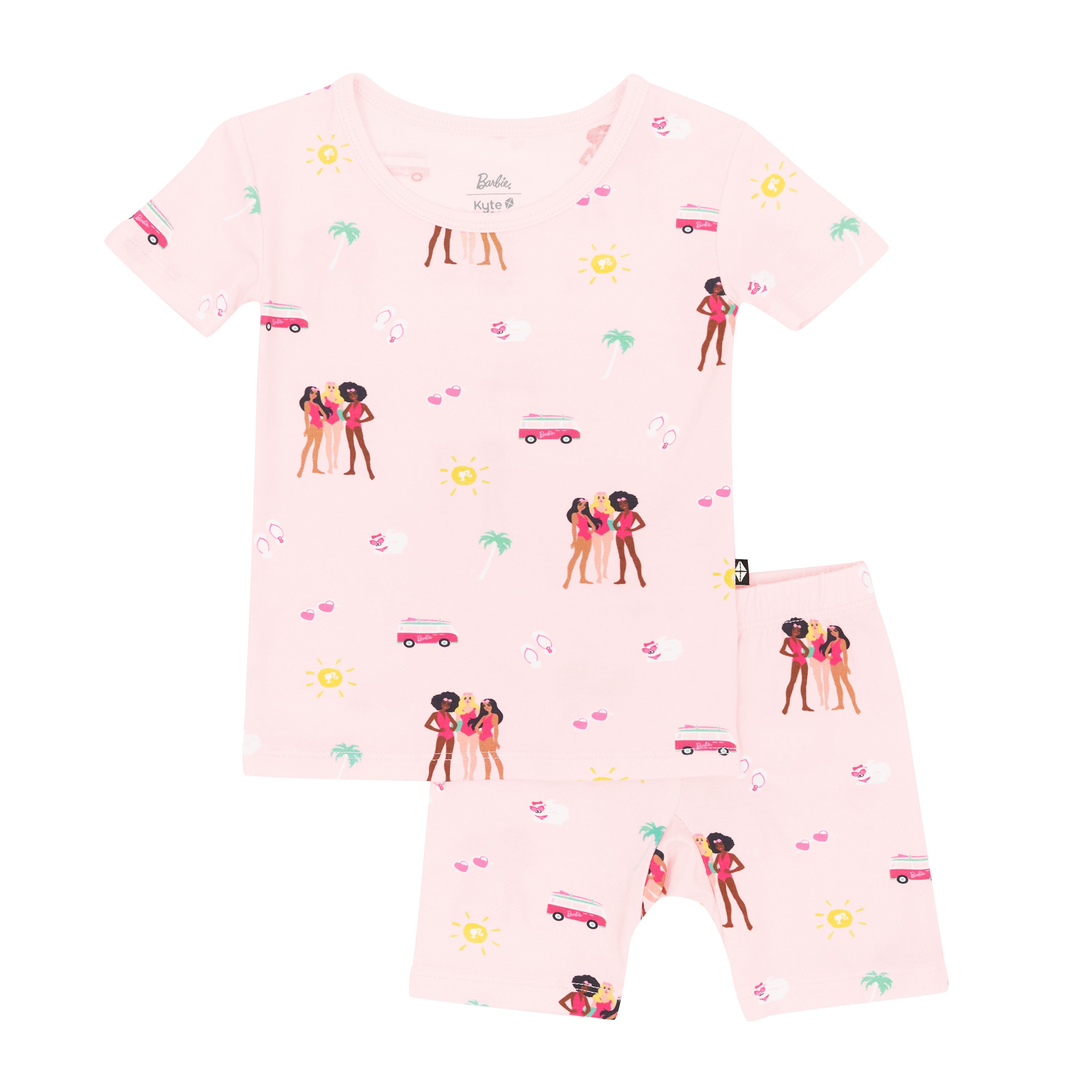  Short Sleeve Pajamas in Barbie™ Beach、mySite、layawaytickets