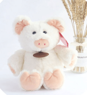 Plush Piggy Doll Toy Cute and Super Soft! *、mySite、g9winljtr